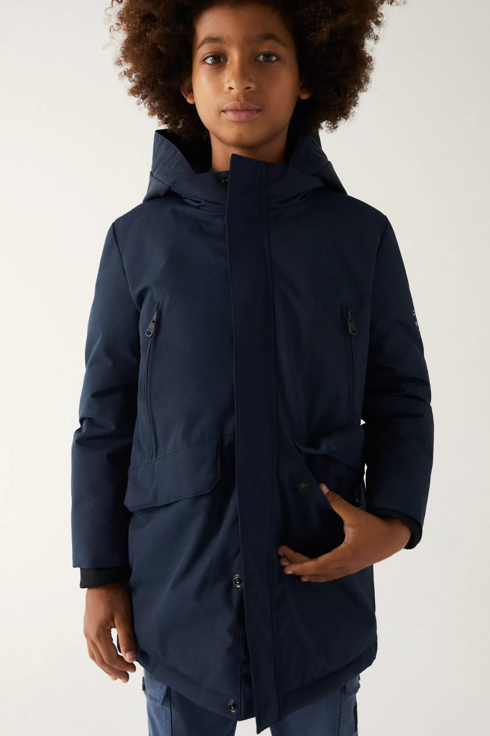 Abrigos y Chaquetas*Ecoalf ABRIGO ICE AZUL MARINO Deepnavy