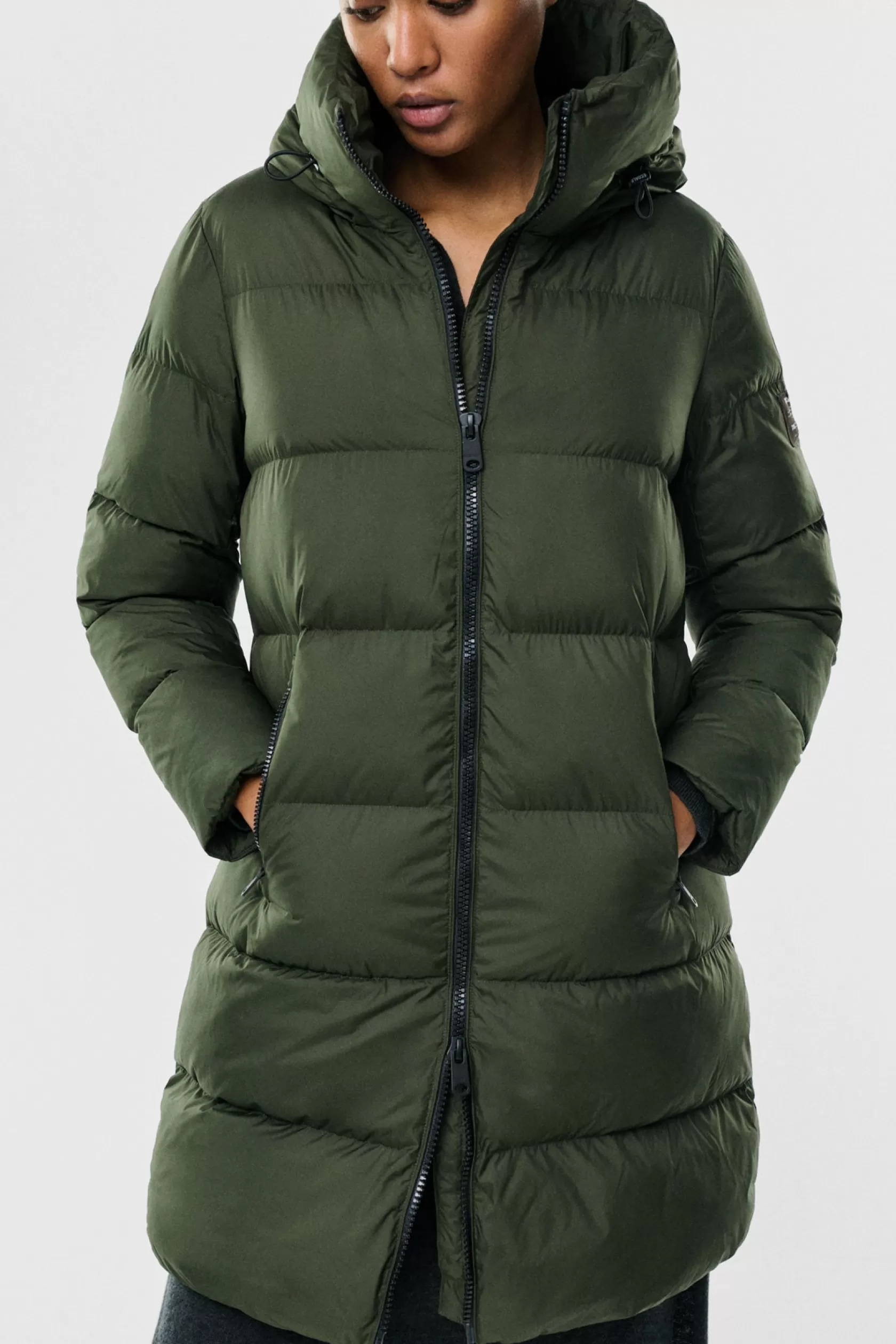 Abrigos y Chaquetas*Ecoalf ABRIGO MANLIE VERDE Forest Night