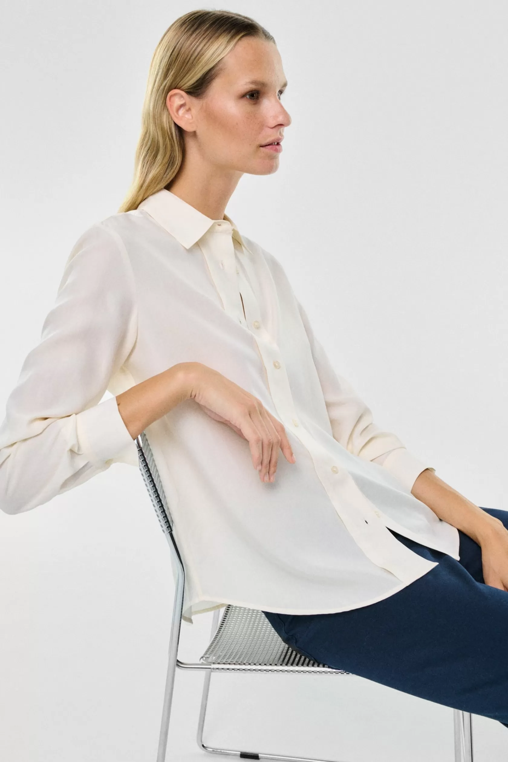 Camisas*Ecoalf CAMISA TRIMALF BLANCA Offwhite