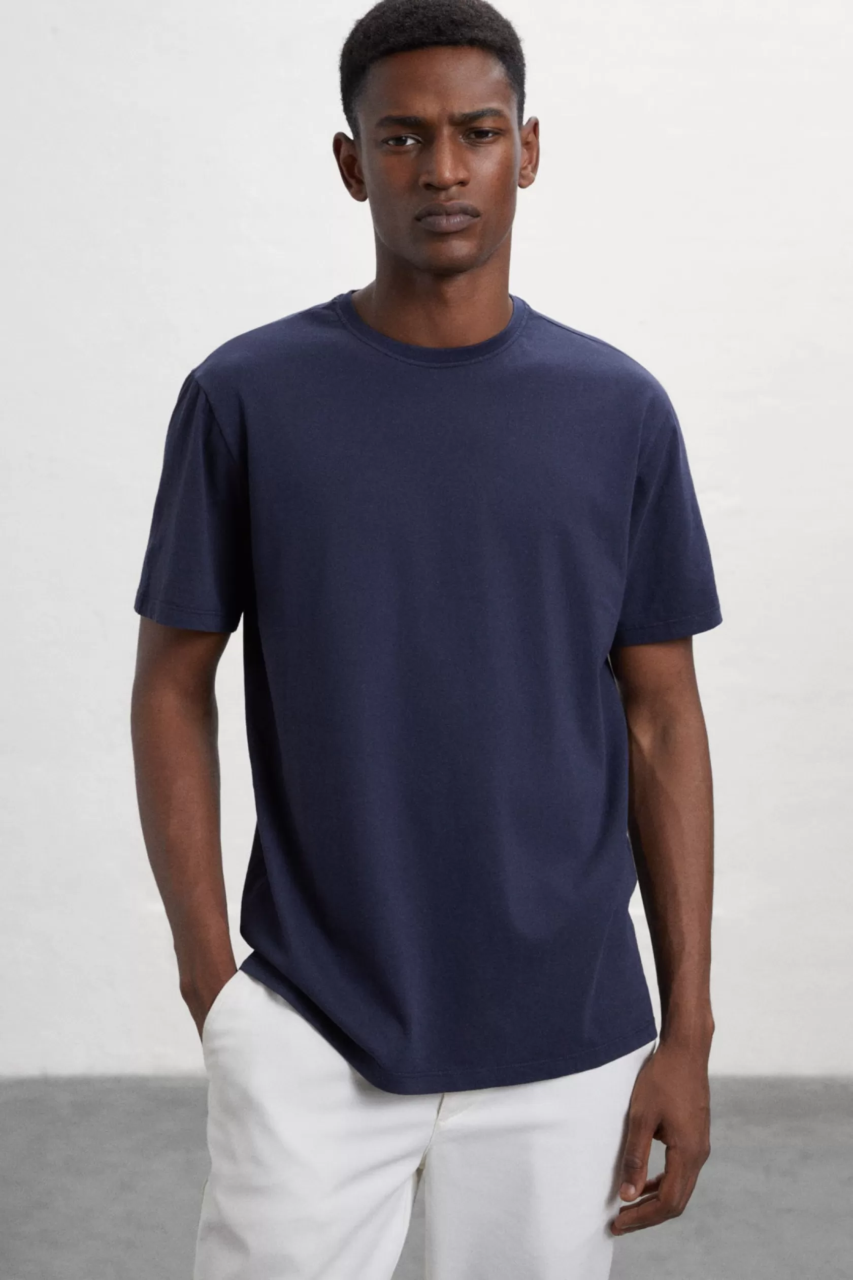 Camisetas*Ecoalf CAMISETA VENT AZUL MARINO Deepnavy