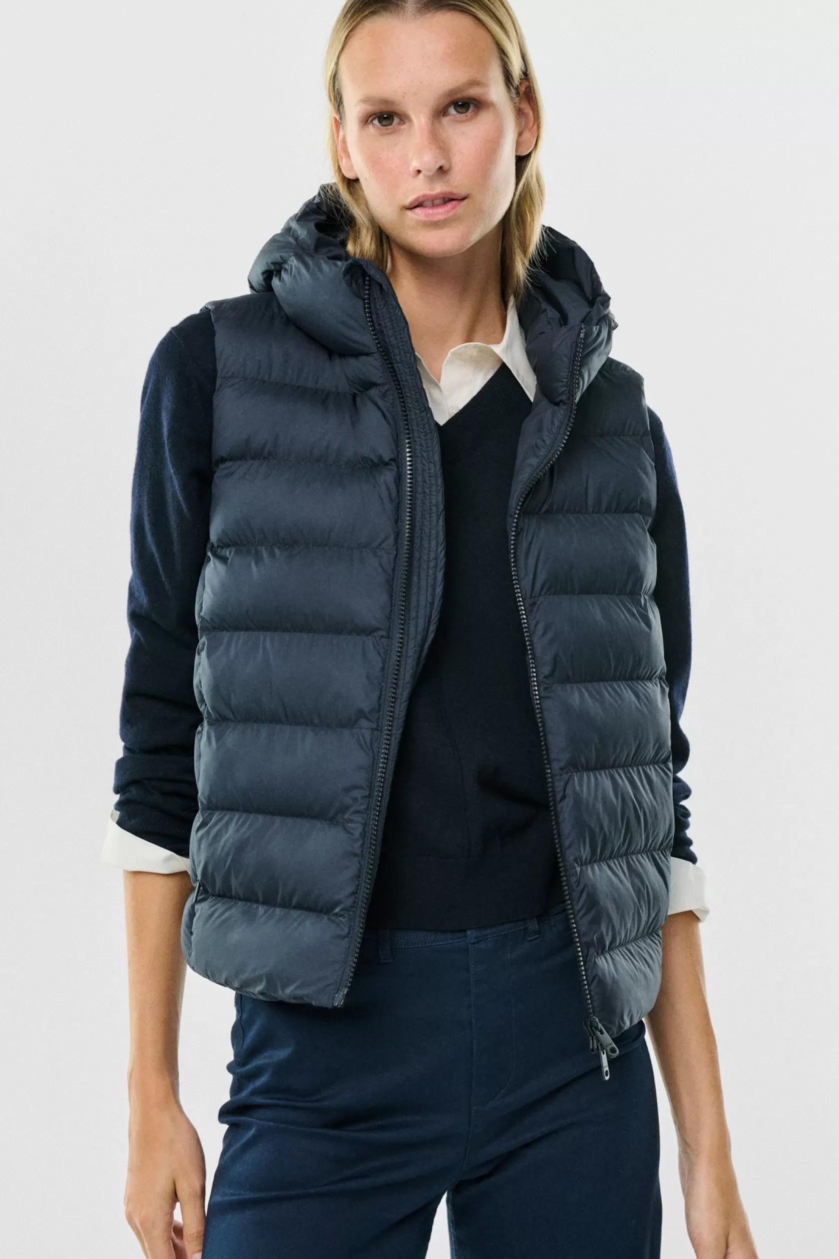 Chalecos | Abrigos y Chaquetas*Ecoalf CHALECO MOUNT AZUL MARINO Deepnavy