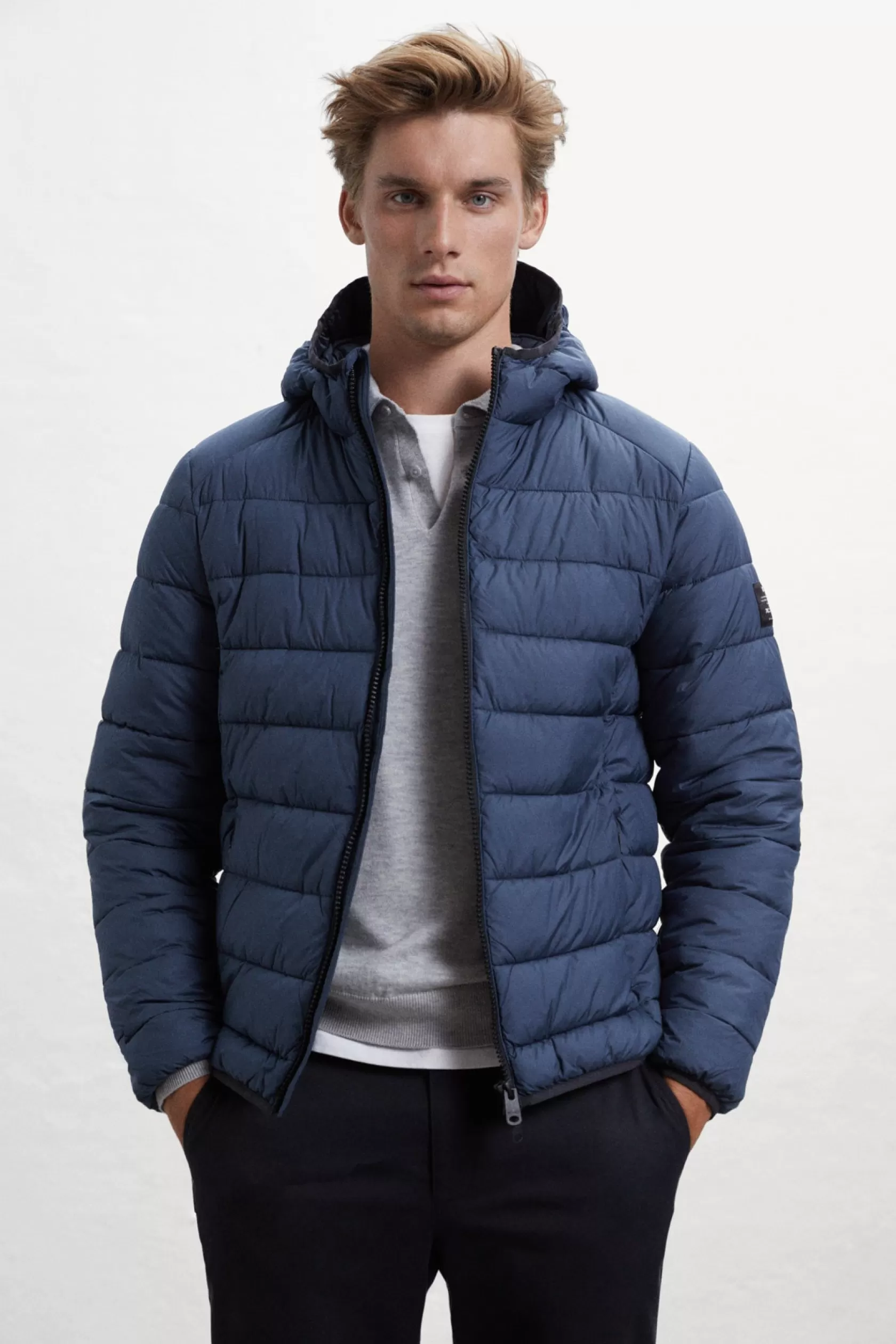 Abrigos y Chaquetas*Ecoalf CHAQUETA ASPEN AZUL steelblue