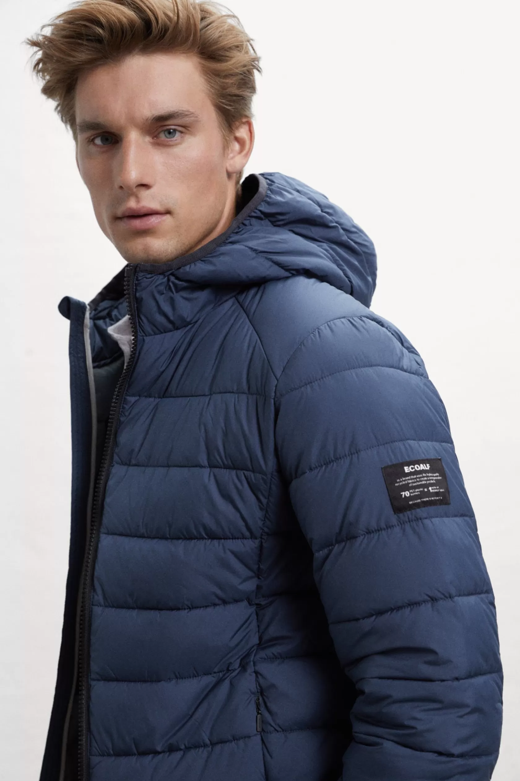 Abrigos y Chaquetas*Ecoalf CHAQUETA ASPEN AZUL steelblue