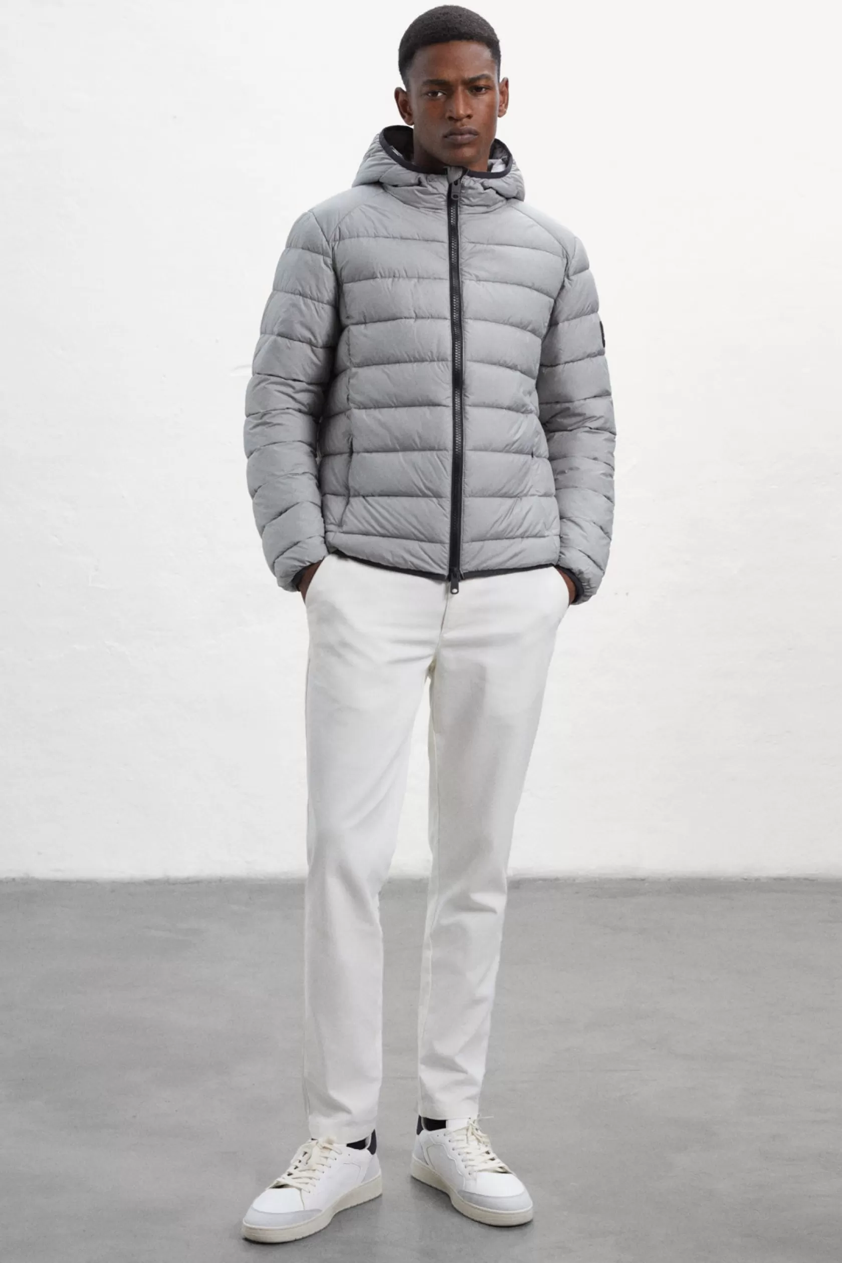 Abrigos y Chaquetas*Ecoalf CHAQUETA ASPEN GRIS plain grey