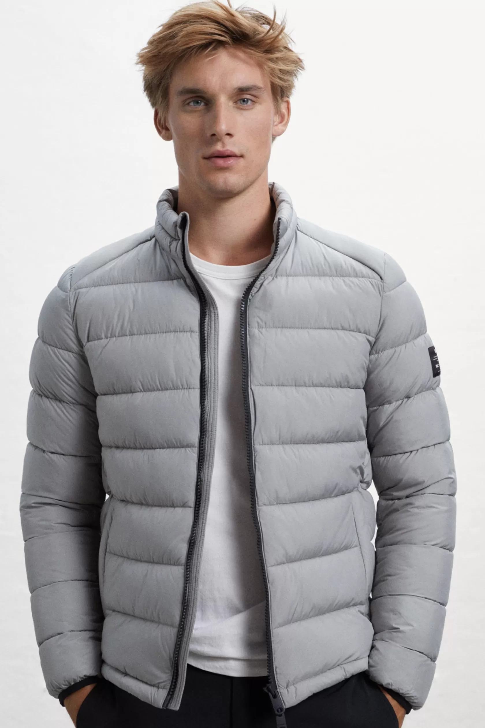 Abrigos y Chaquetas*Ecoalf CHAQUETA BERET GRIS plain grey