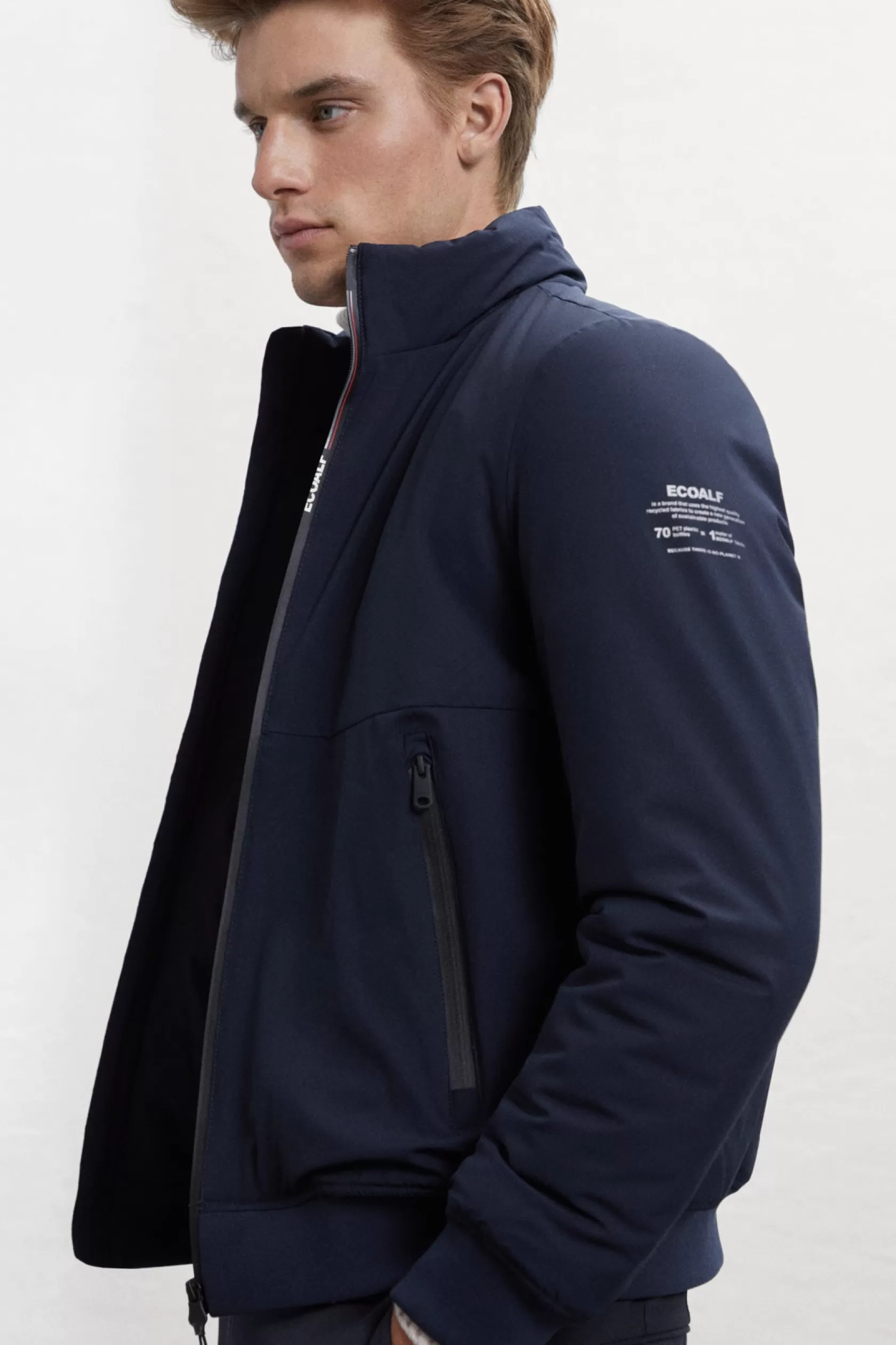 Abrigos y Chaquetas*Ecoalf CHAQUETA CARAZ AZUL MARINO Deepnavy