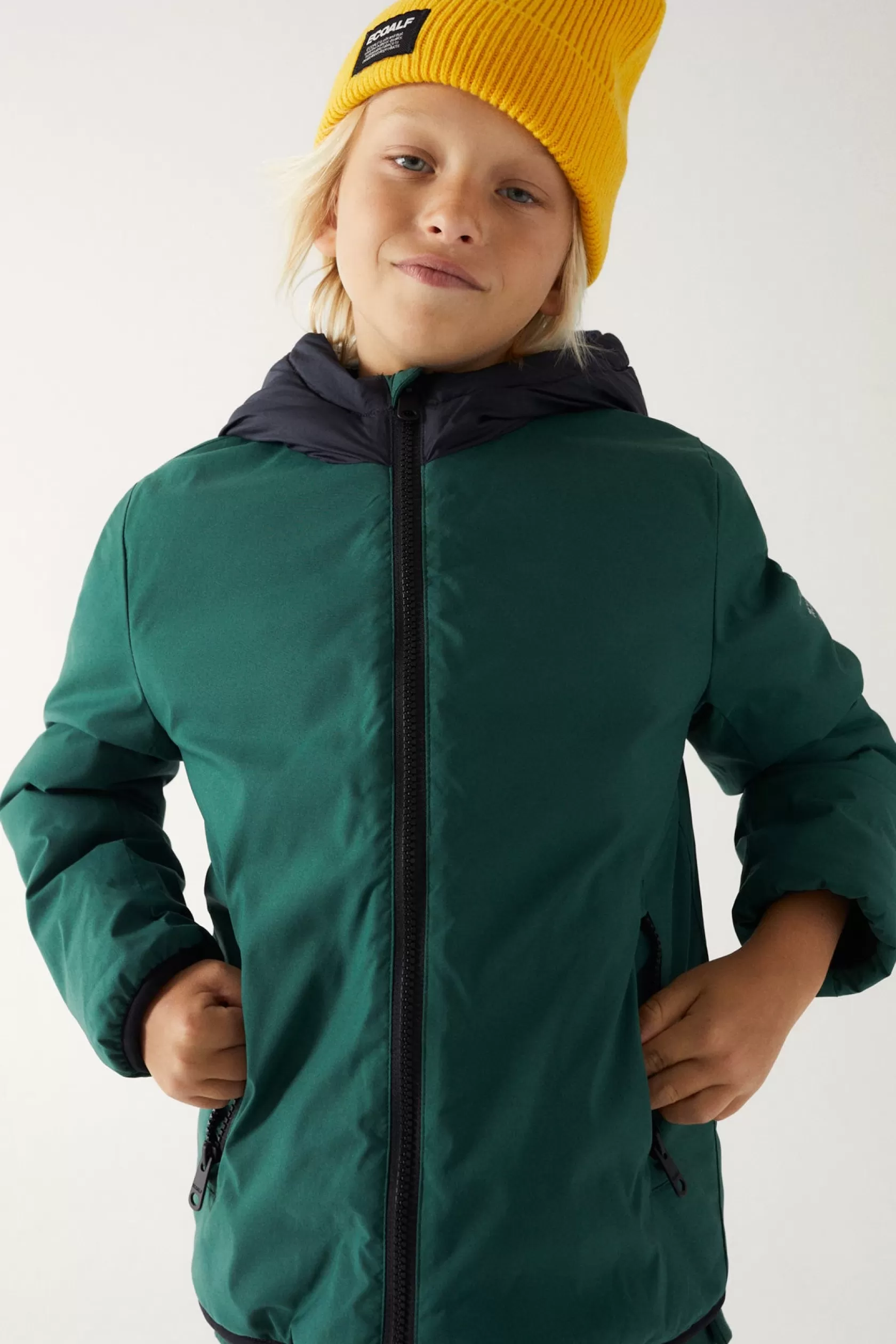 Abrigos y Chaquetas*Ecoalf CHAQUETA CARTESKID VERDE grass green