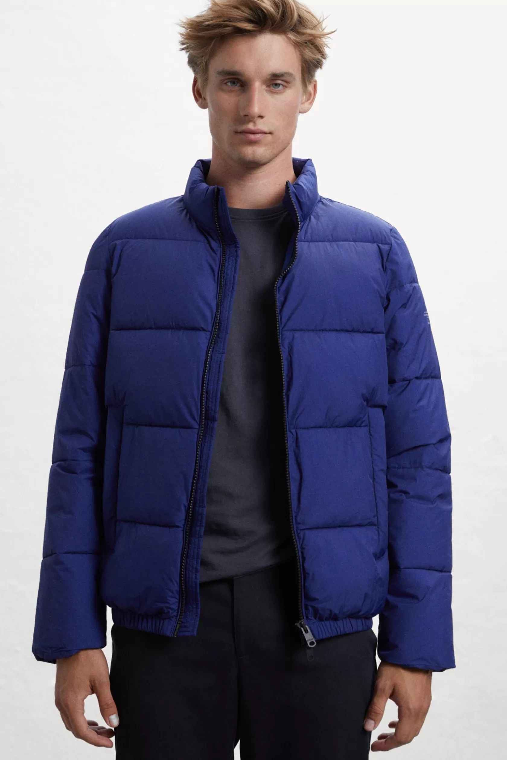 Abrigos y Chaquetas*Ecoalf CHAQUETA DABLAM AZUL blue print