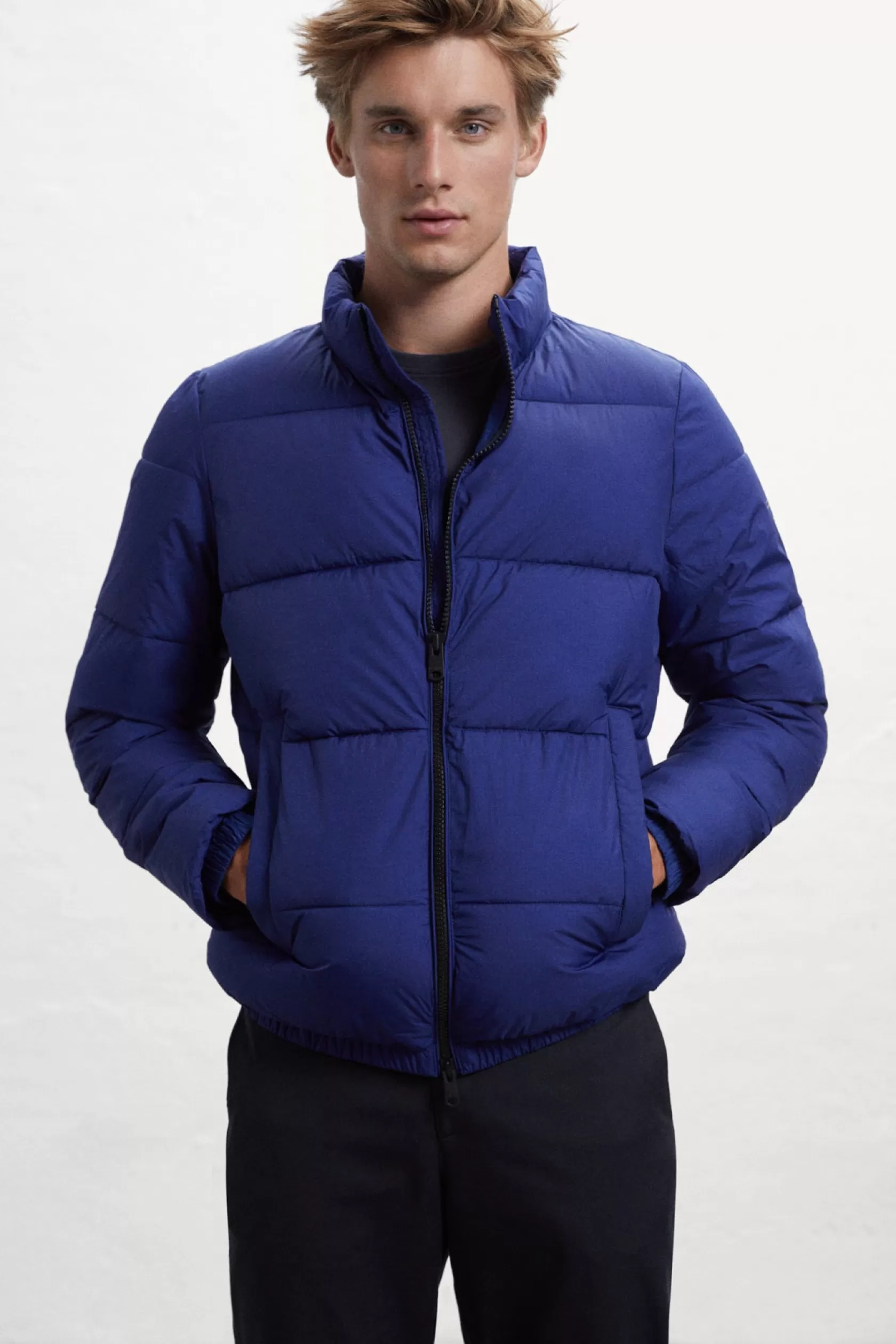 Abrigos y Chaquetas*Ecoalf CHAQUETA DABLAM AZUL blue print