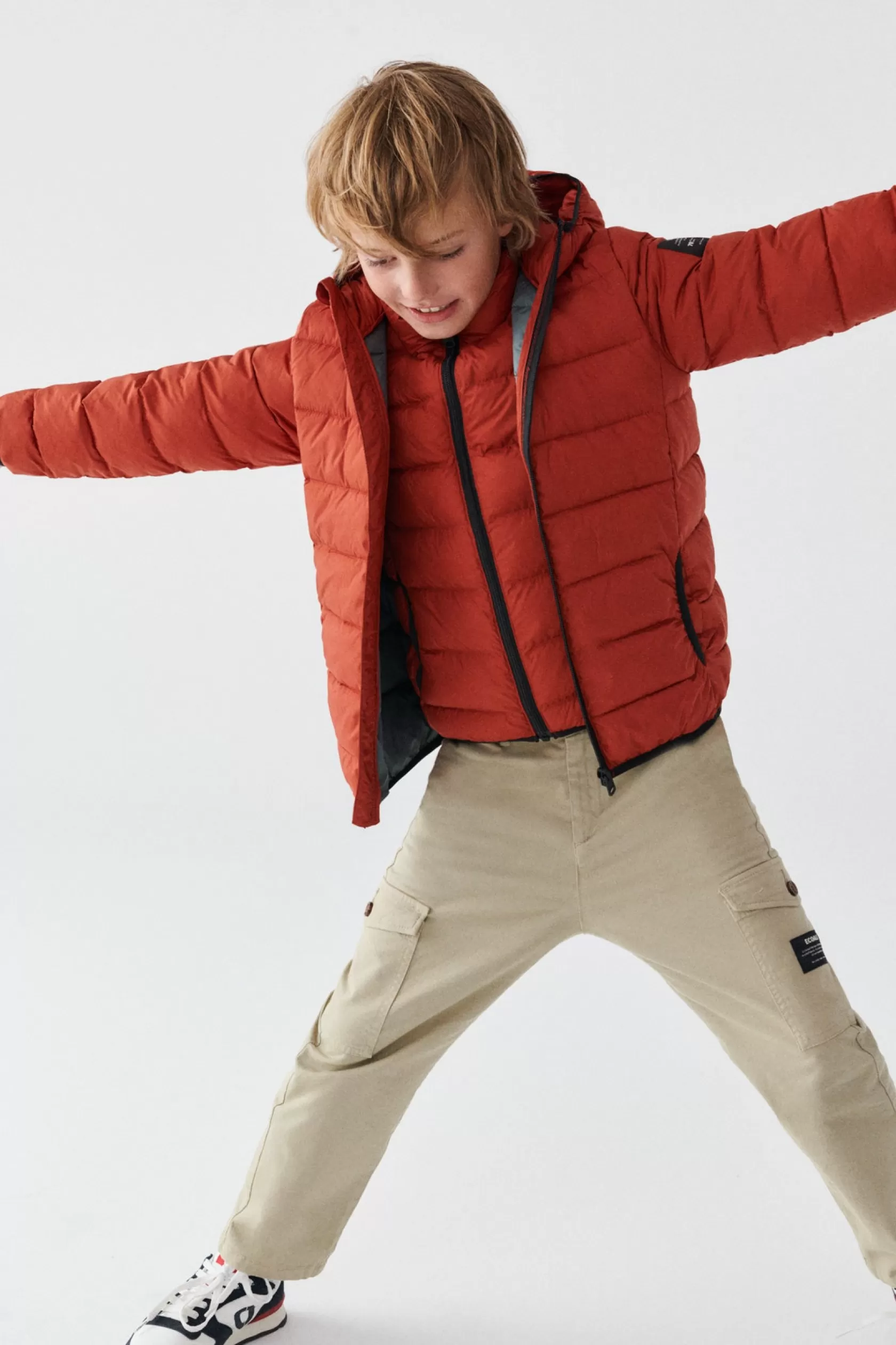 Abrigos y Chaquetas*Ecoalf CHAQUETA NEWASPEN ROJA Chily Red