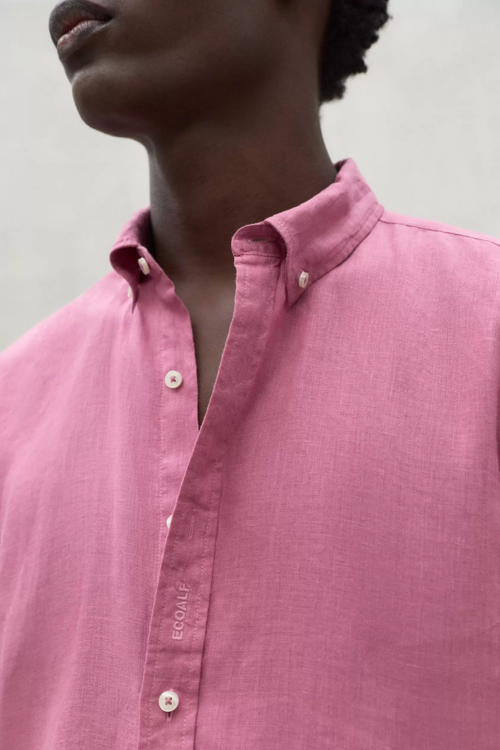 Camisas*Ecoalf CLARET MALIBU LINEN SHIRT wine