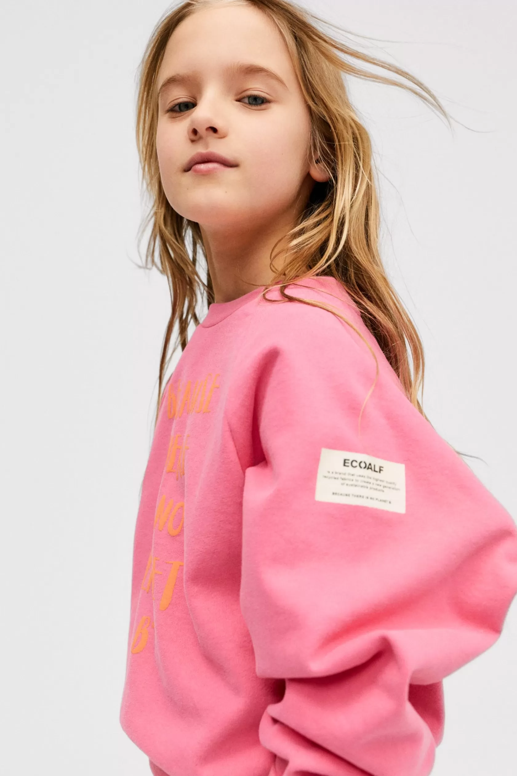 Sudaderas*Ecoalf FUN SWEATSHIRT PINK framboise