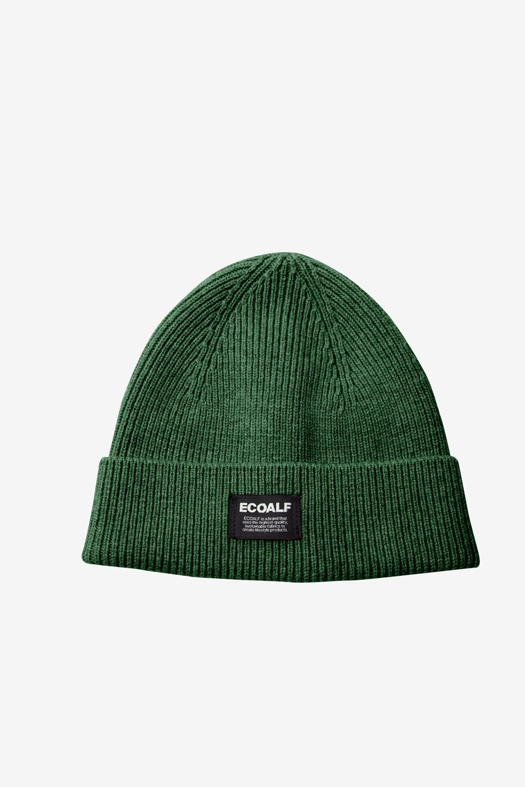 Gorros y bufandas*Ecoalf GORRO WOOL VERDE grass green