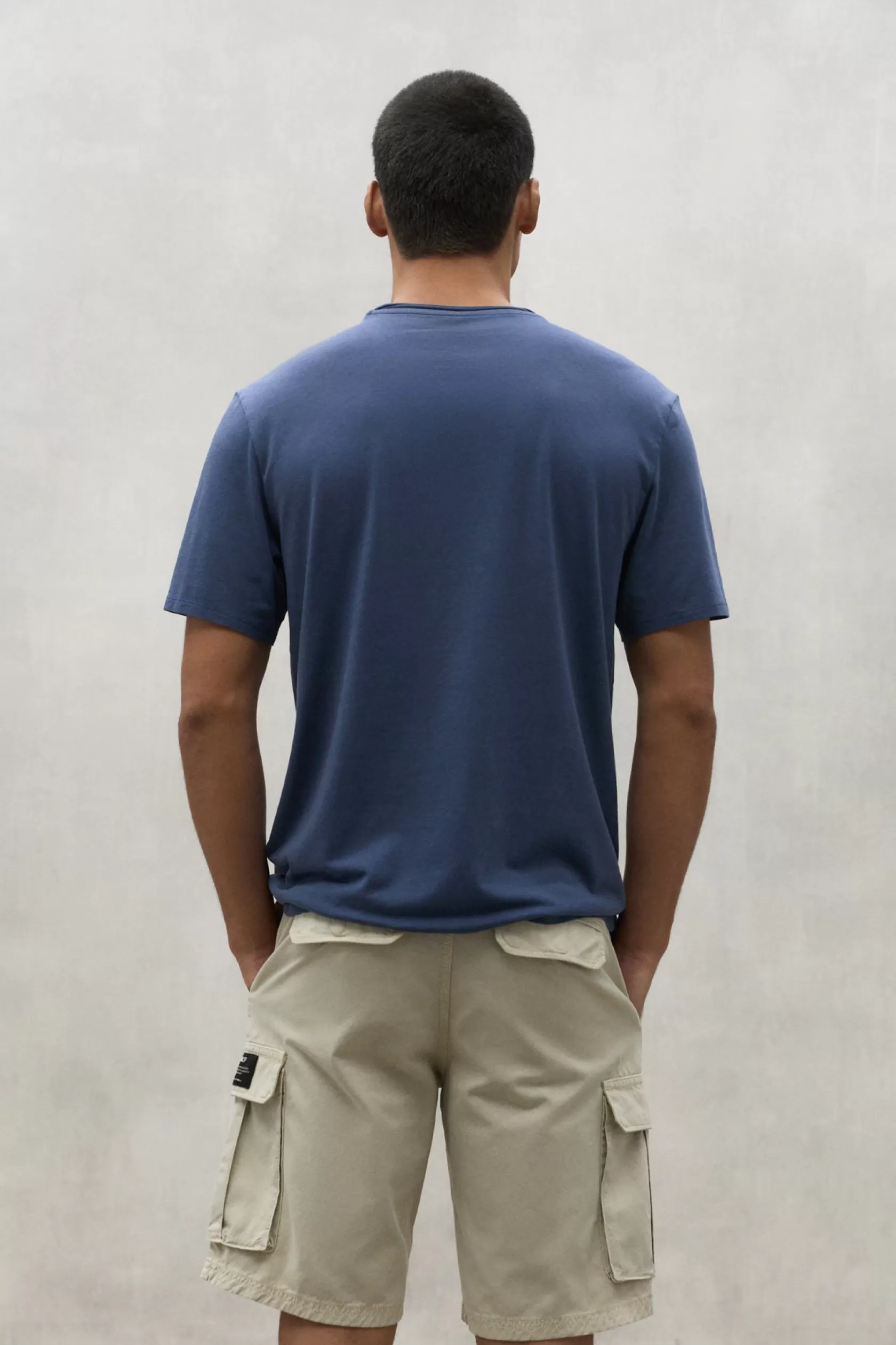 Camisetas*Ecoalf NAVY BLUE NAJAC T-SHIRT lightindigo