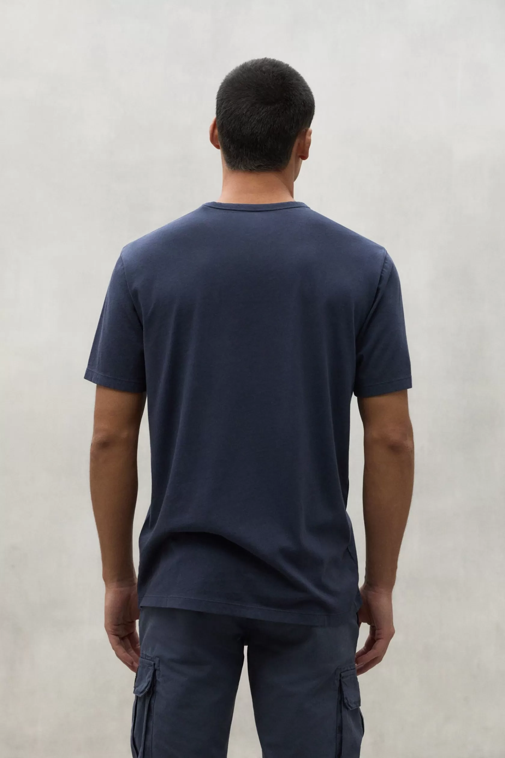 Camisetas*Ecoalf NAVY BLUE NORDEN T-SHIRT deepnavy