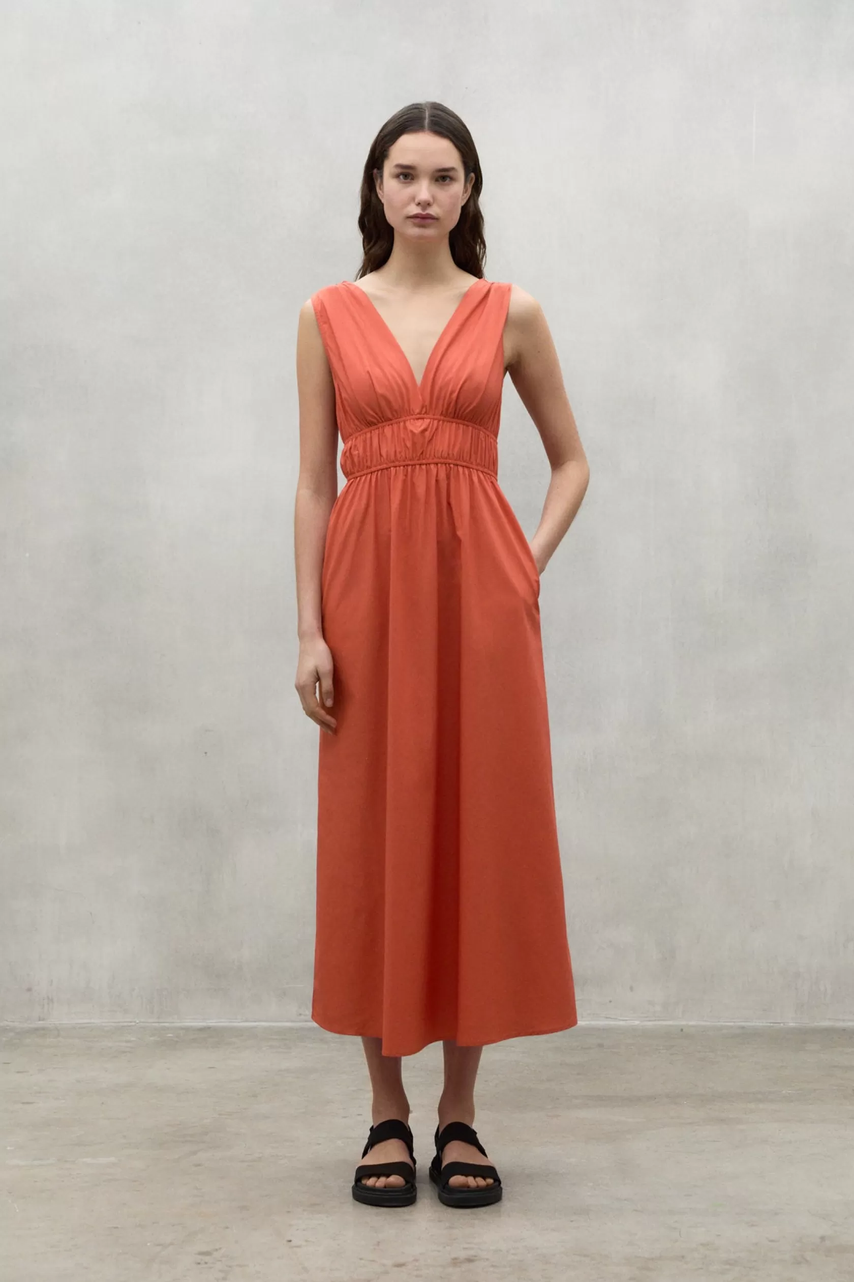 Vestidos y Faldas*Ecoalf ORANGE BORNITE DRESS dustyorange