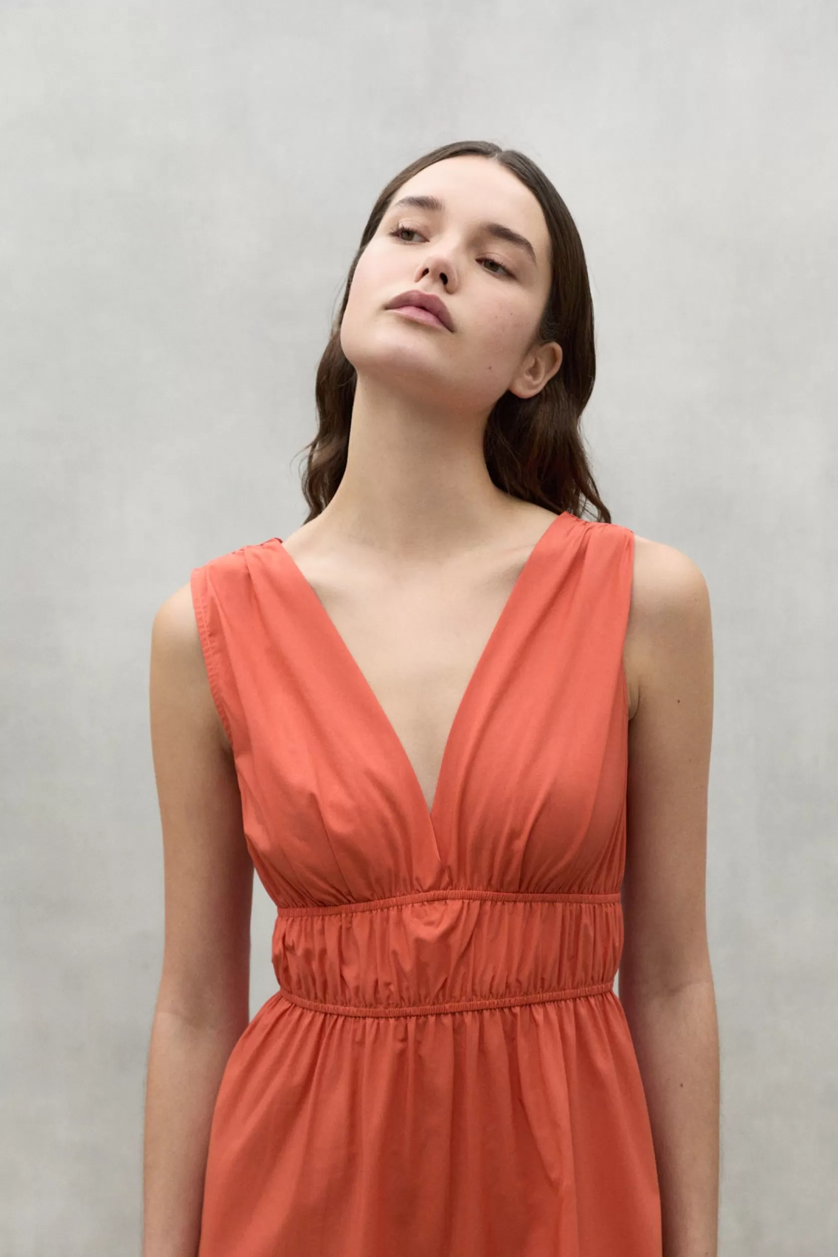 Vestidos y Faldas*Ecoalf ORANGE BORNITE DRESS dustyorange