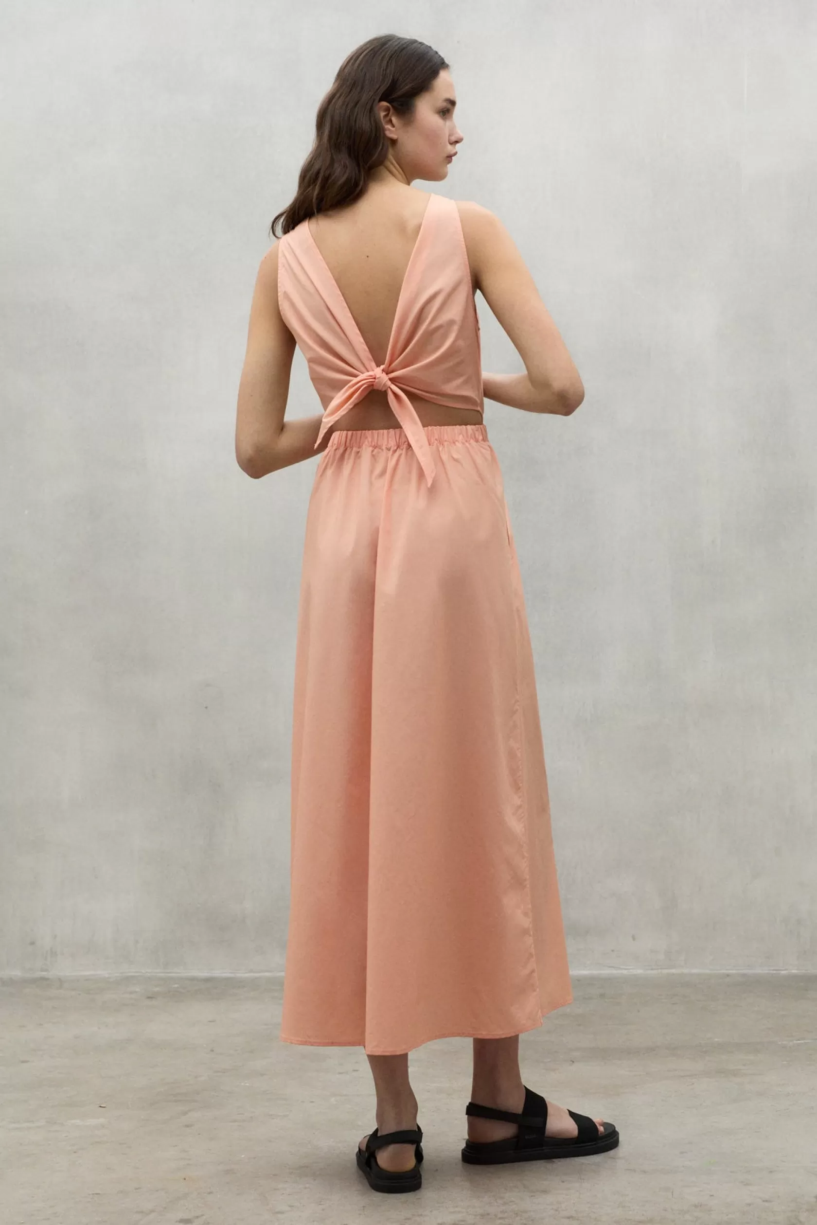 Vestidos y Faldas*Ecoalf ORANGE GALENA DRESS soft coral