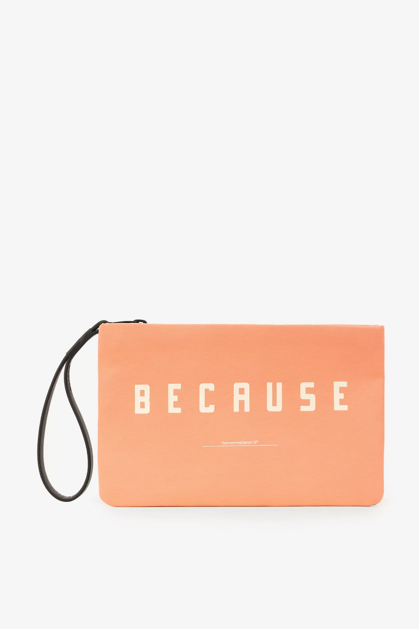 Bolsos*Ecoalf ORANGE LUPITA  HANDBAG WITH MESSAGE papaya