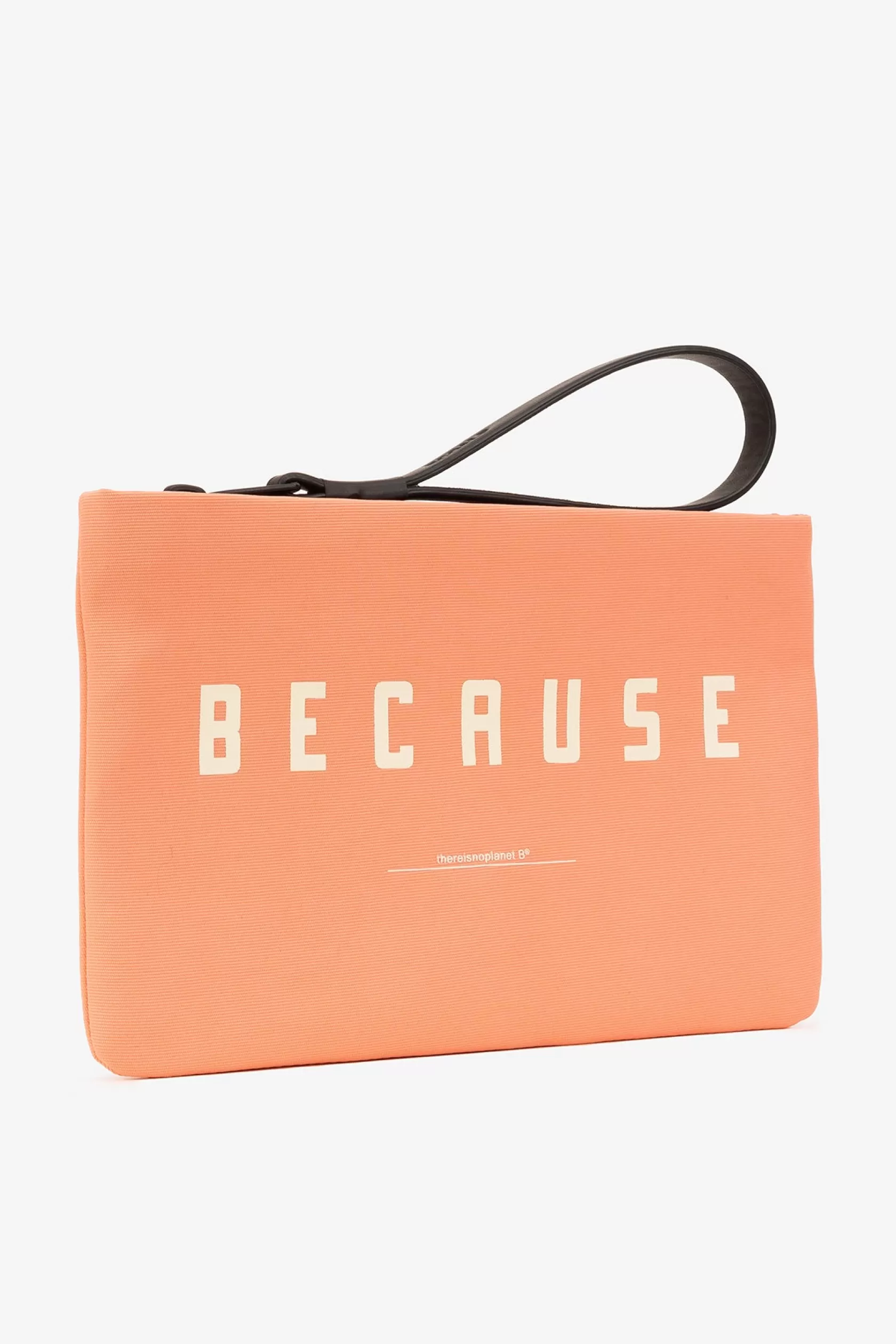 Bolsos*Ecoalf ORANGE LUPITA  HANDBAG WITH MESSAGE papaya