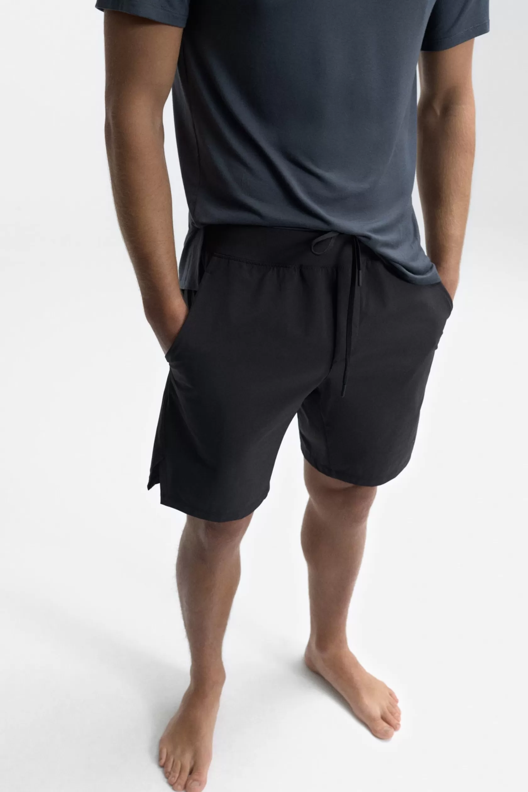 Yoga & pilates*Ecoalf PANTALÓN CORTO CANGGU NEGRO black