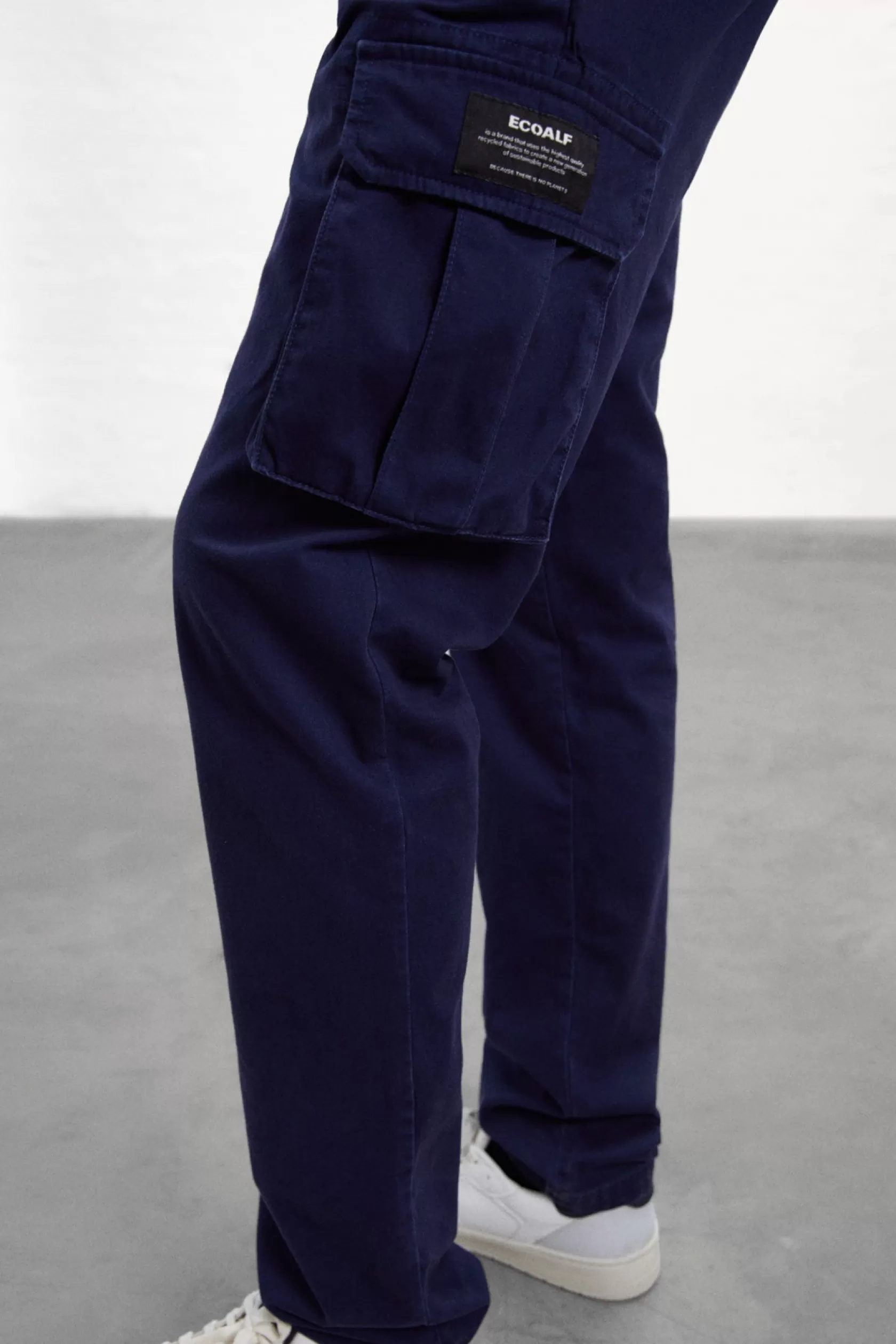 Pantalones*Ecoalf PANTALONES CARGO GERI AZUL MARINO Deepnavy