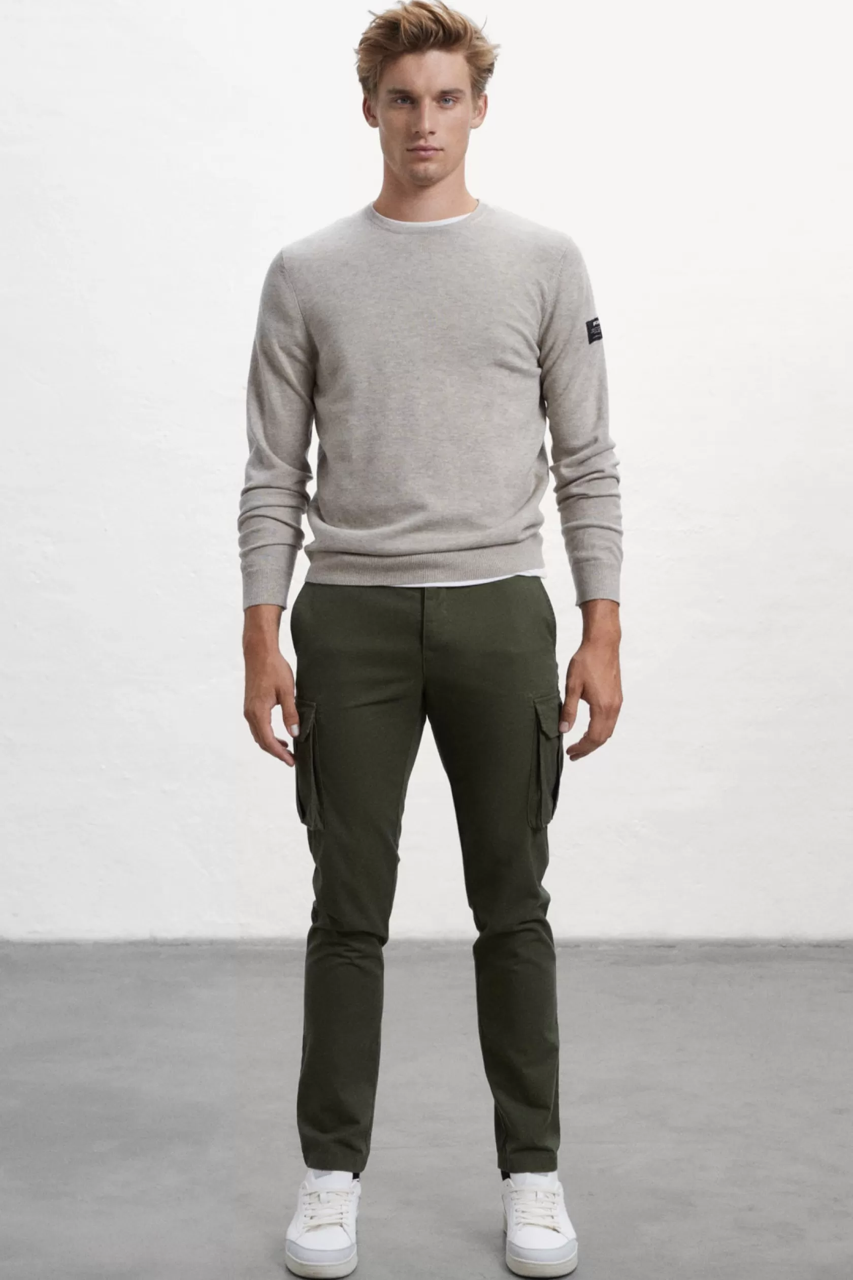 Pantalones*Ecoalf PANTALONES CARGO GERI khaki