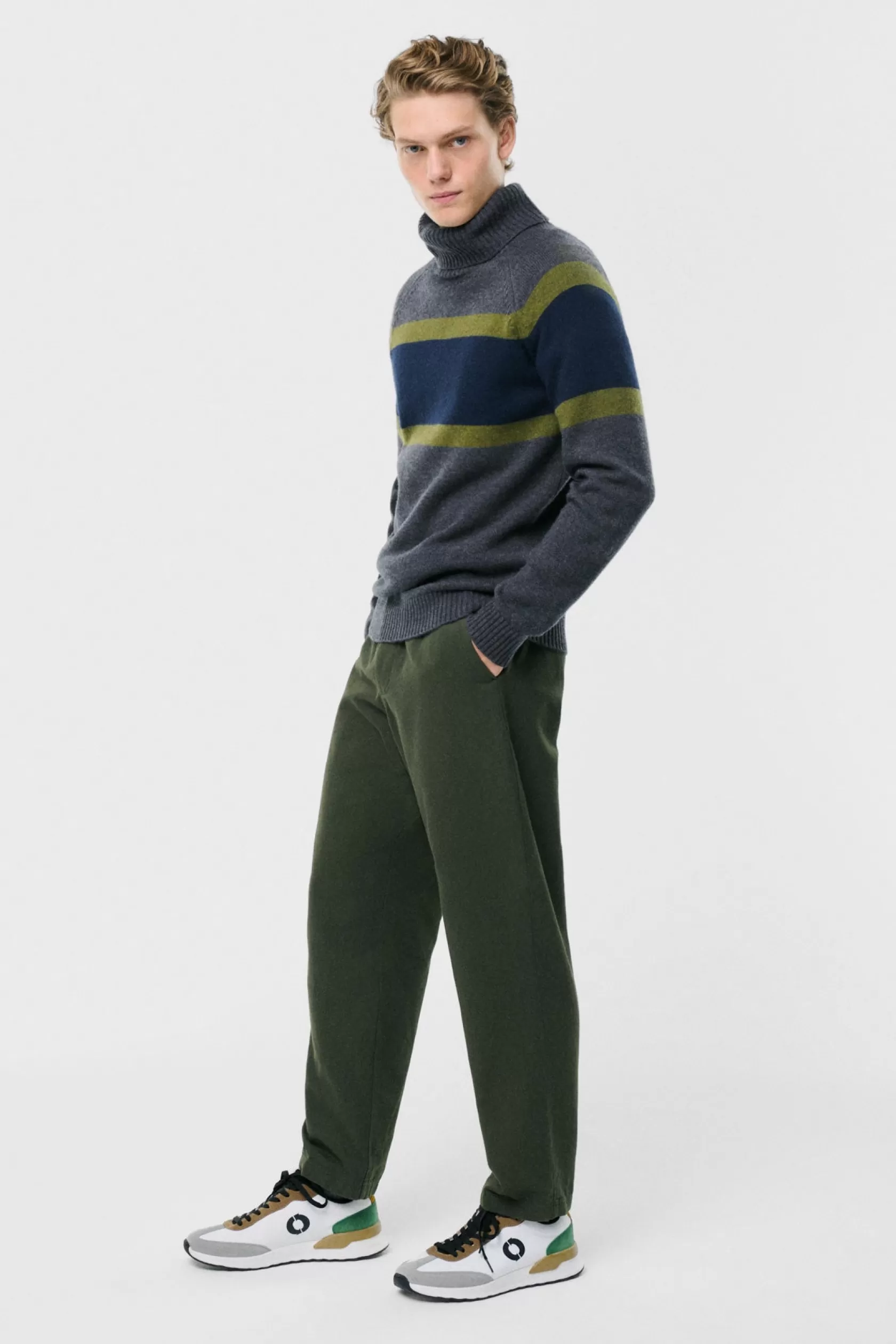 Pantalones*Ecoalf PANTALONES GINA VERDES Forest Night