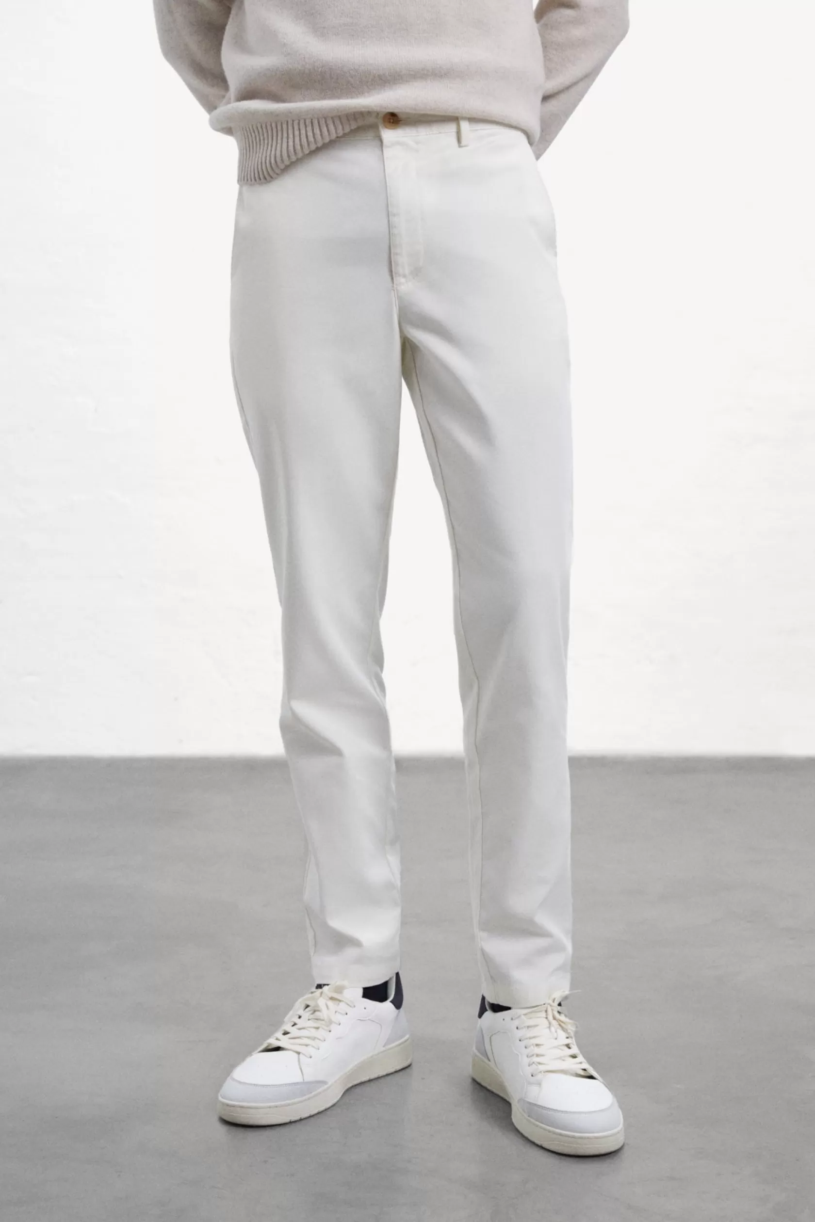 Pantalones*Ecoalf PANTALONES JABLILLO BLANCOS off-white