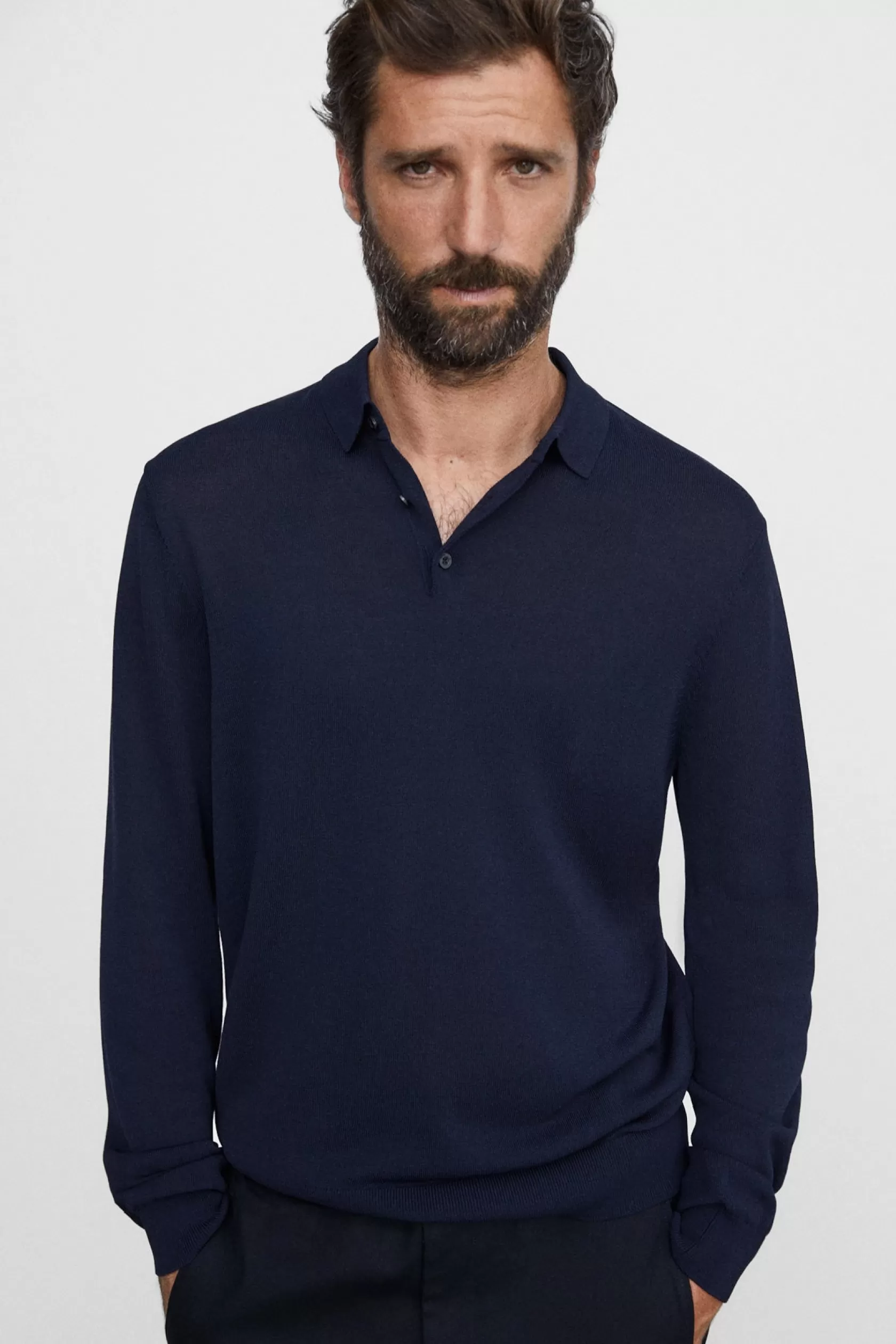 Camisas y polos | Polos*Ecoalf POLO MERION AZUL MARINO Midnightnavy