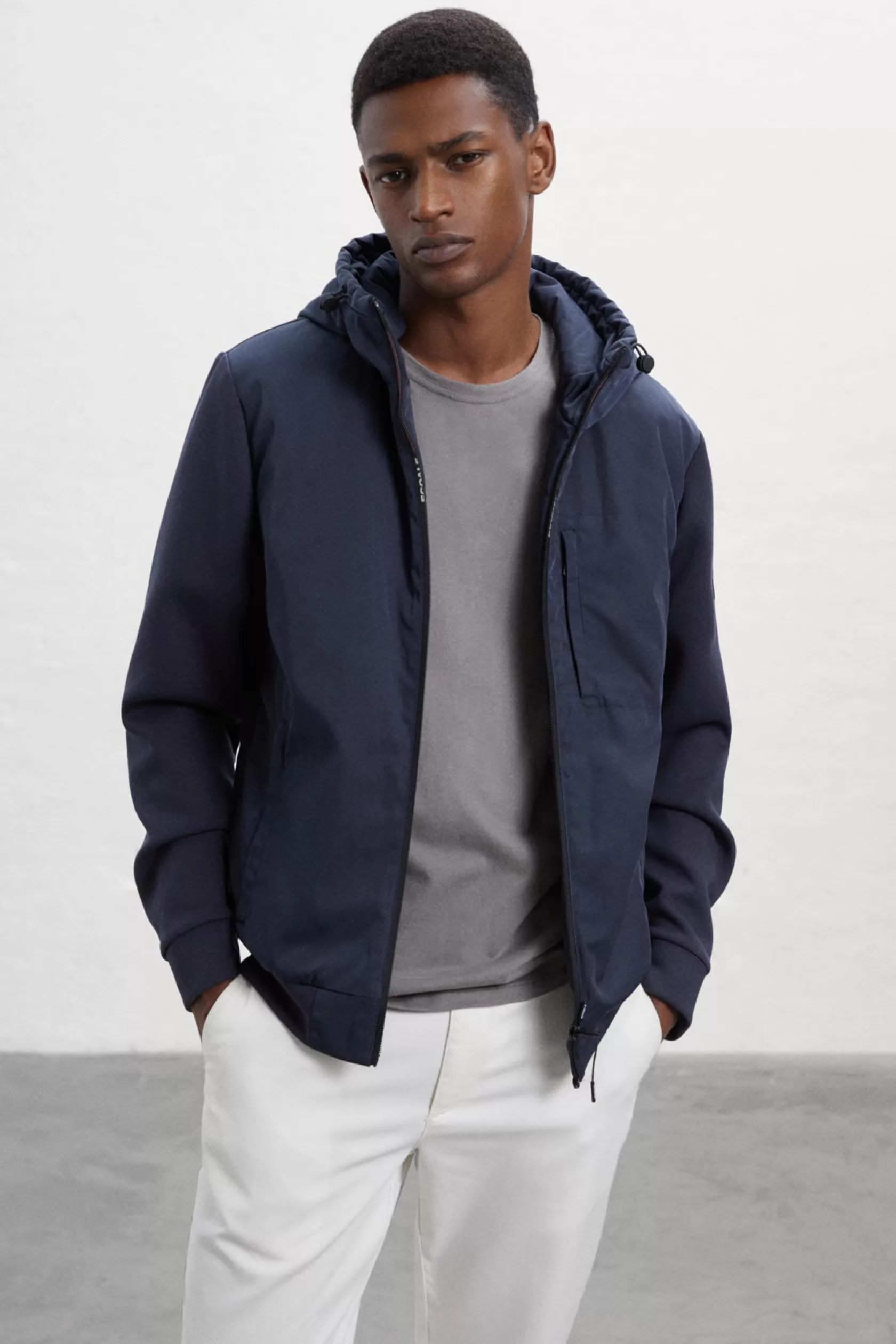 Sudaderas*Ecoalf SUDADERA BENGA AZUL MARINO Deepnavy