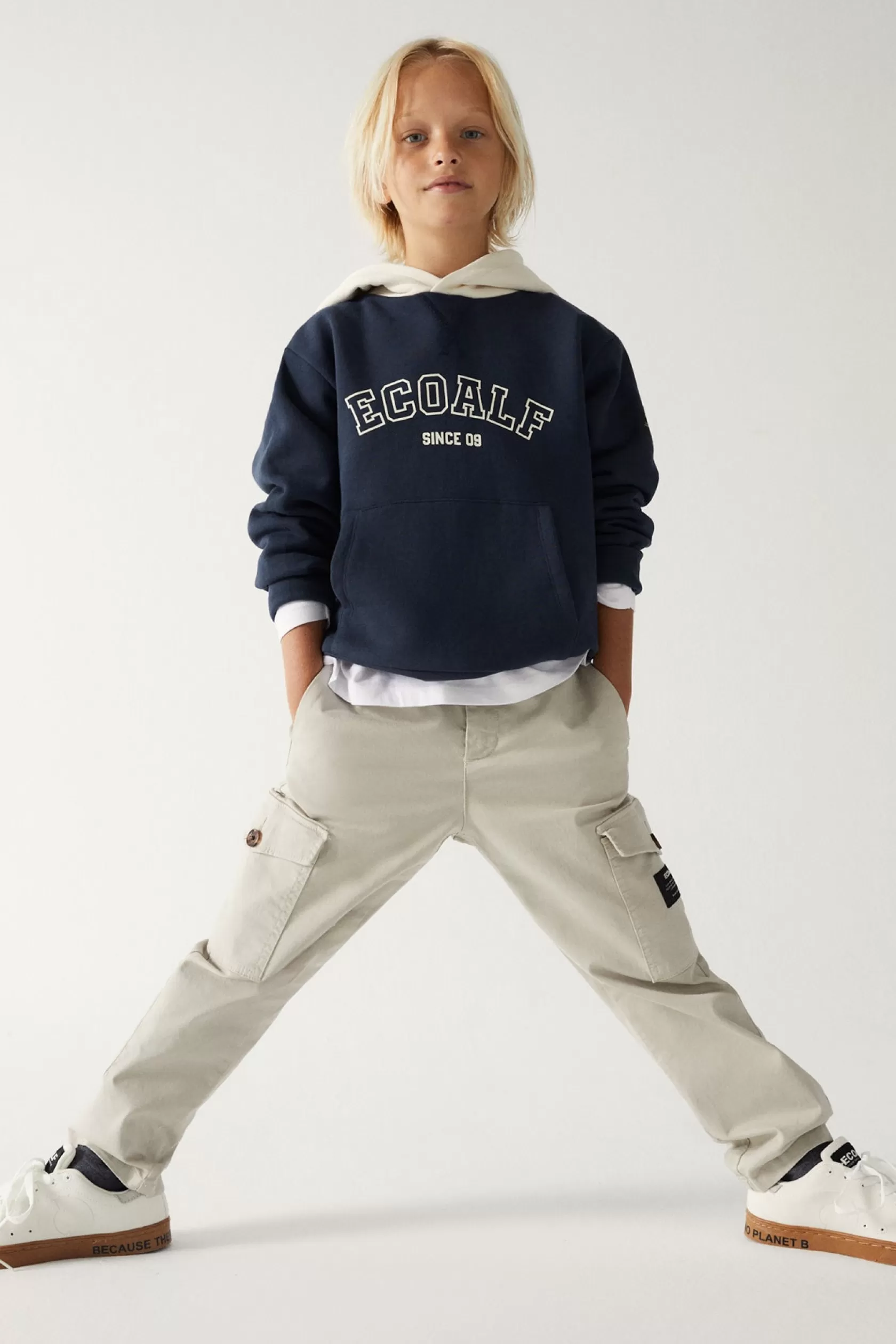 Sudaderas*Ecoalf SUDADERA CHICOBOY AZUL MARINO Deepnavy