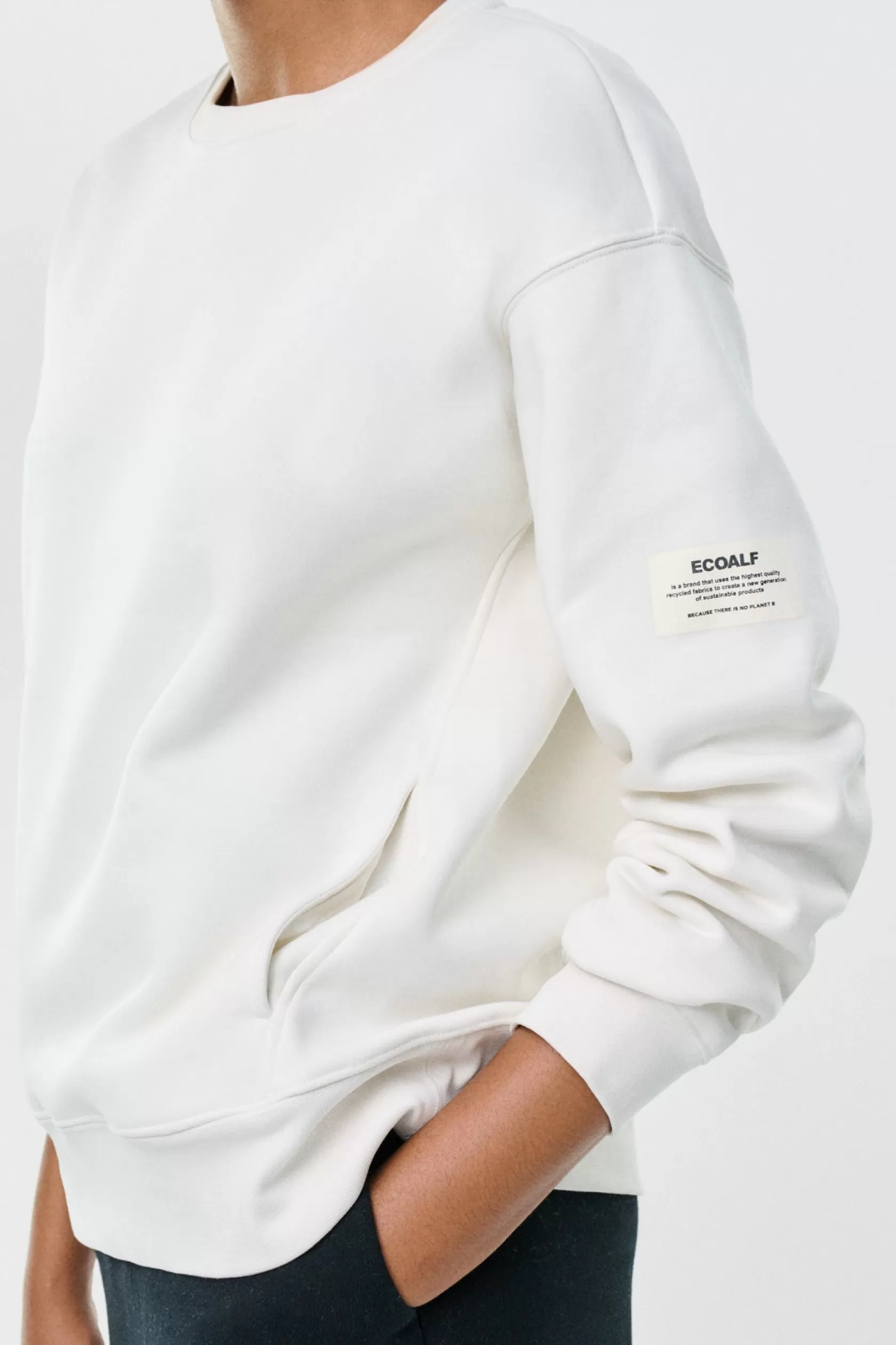 Sudaderas*Ecoalf SUDADERA NOOSA BLANCA Antartica