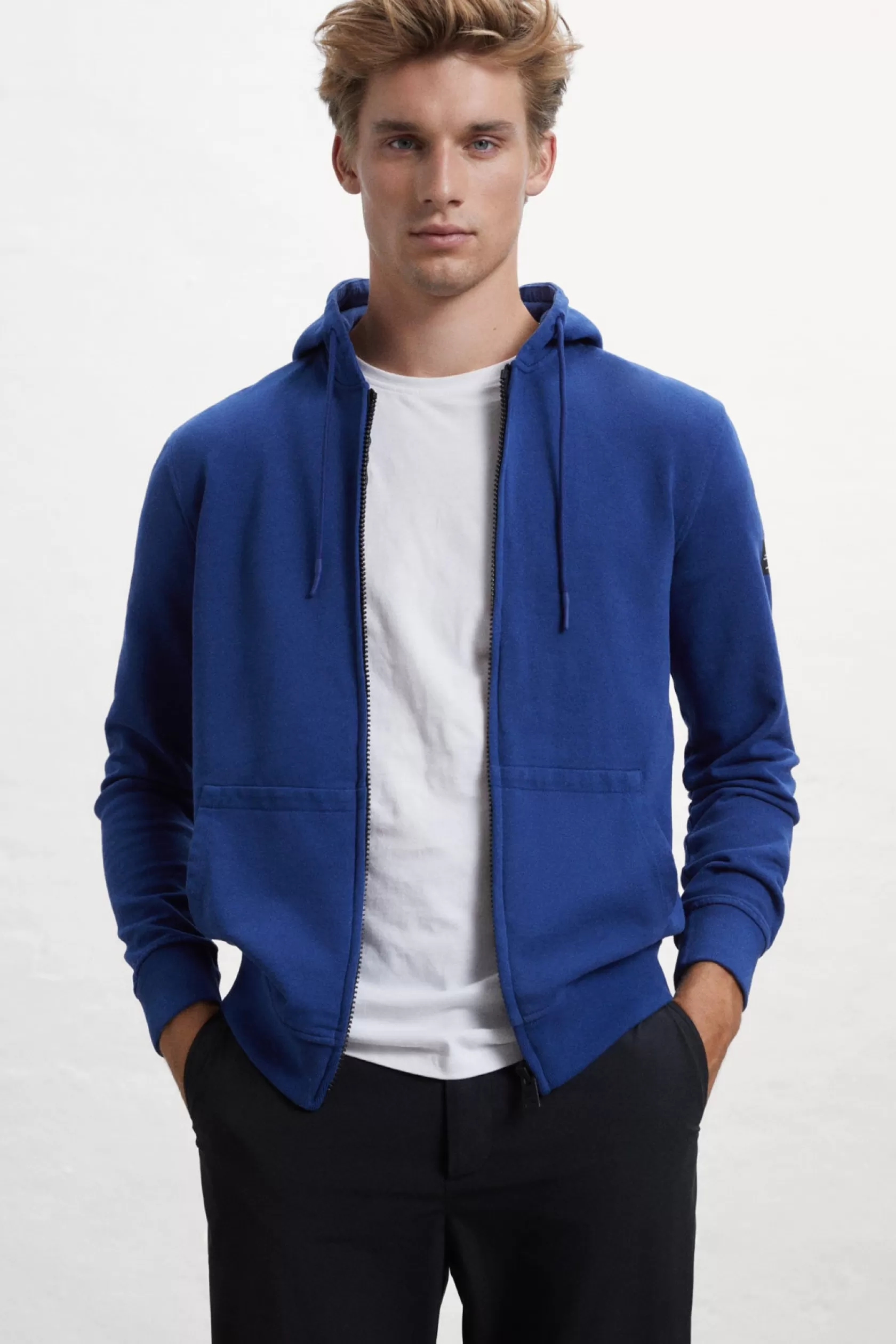 Sudaderas*Ecoalf SUDADERA RENA AZUL blue print