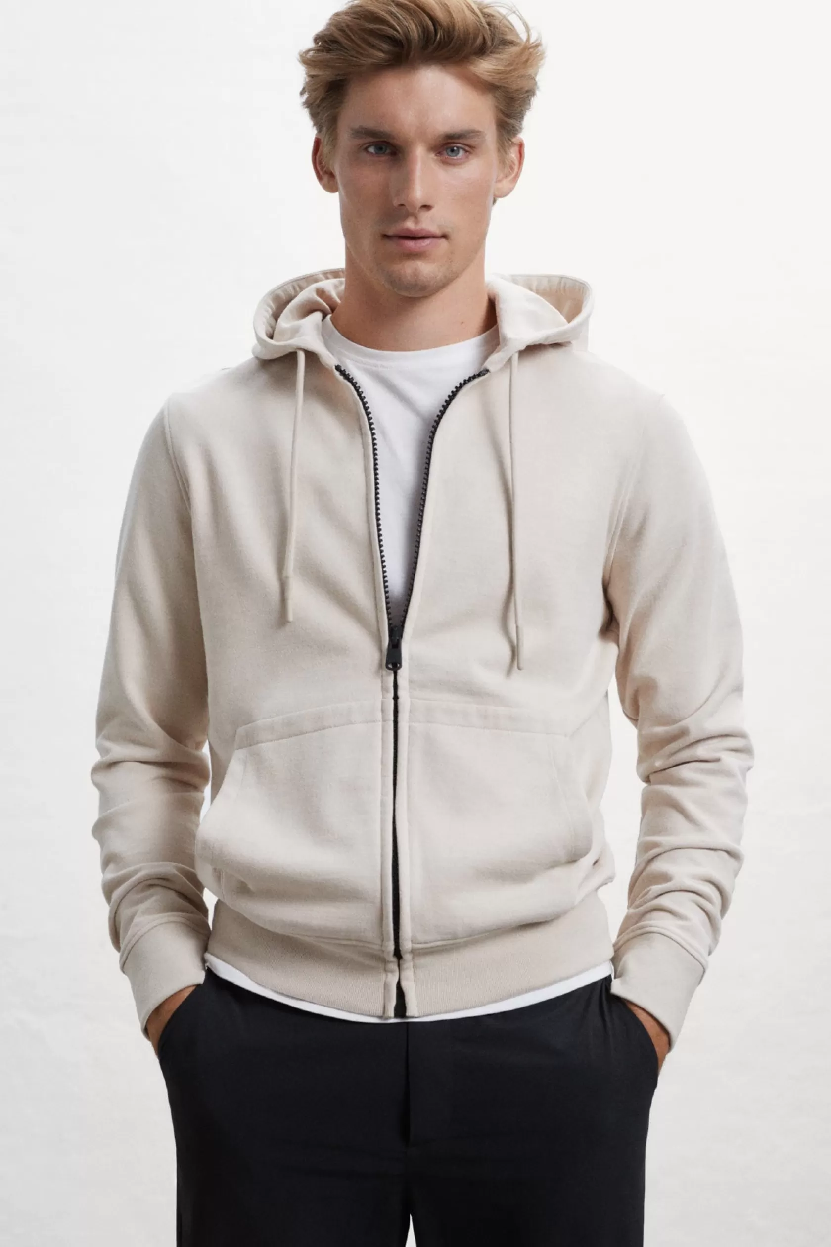 Sudaderas*Ecoalf SUDADERA RENA BLANCA washed-stone