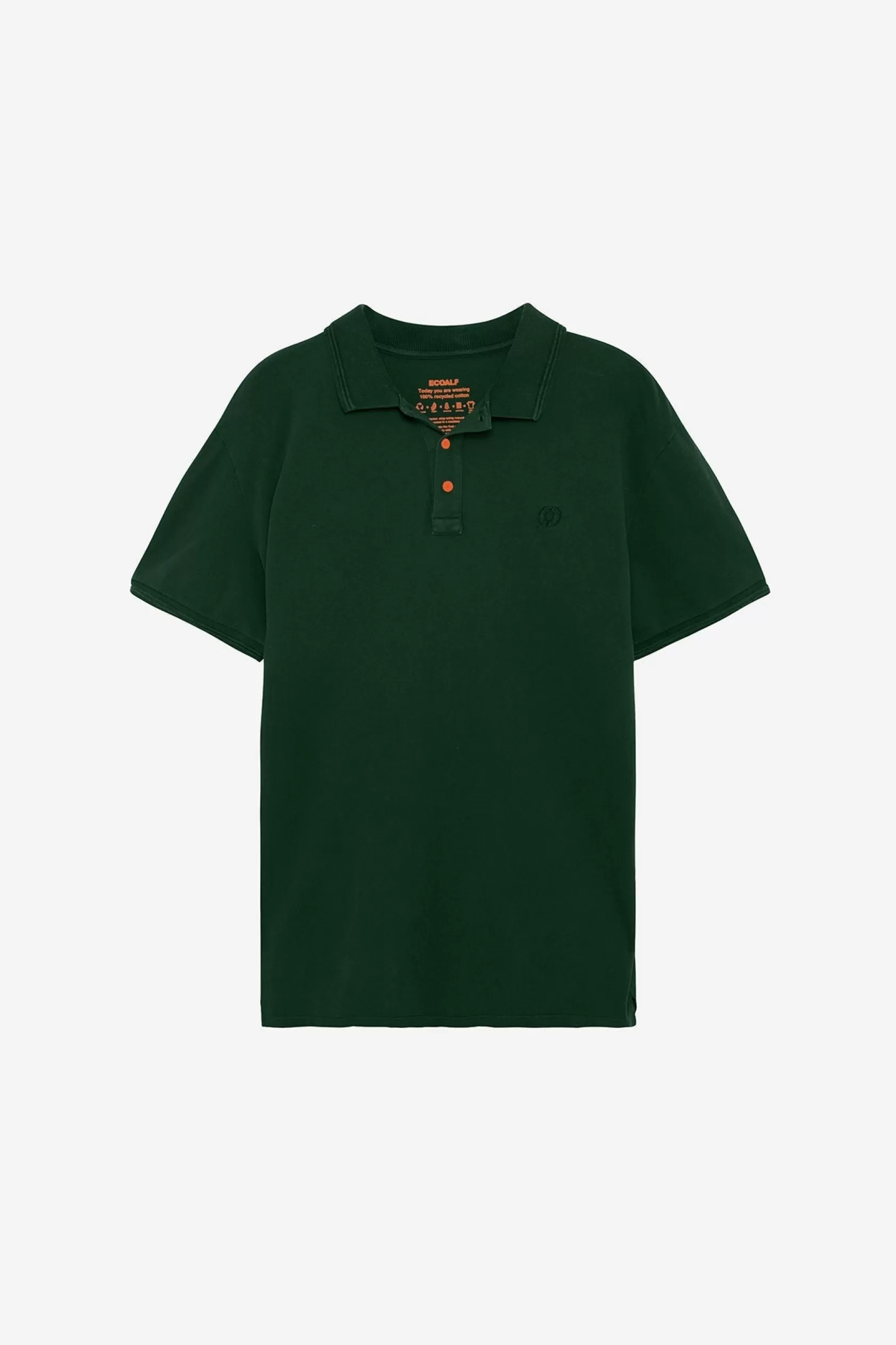 Polos*Ecoalf TANO PIQUE POLO SHIRT GREEN urbangreen