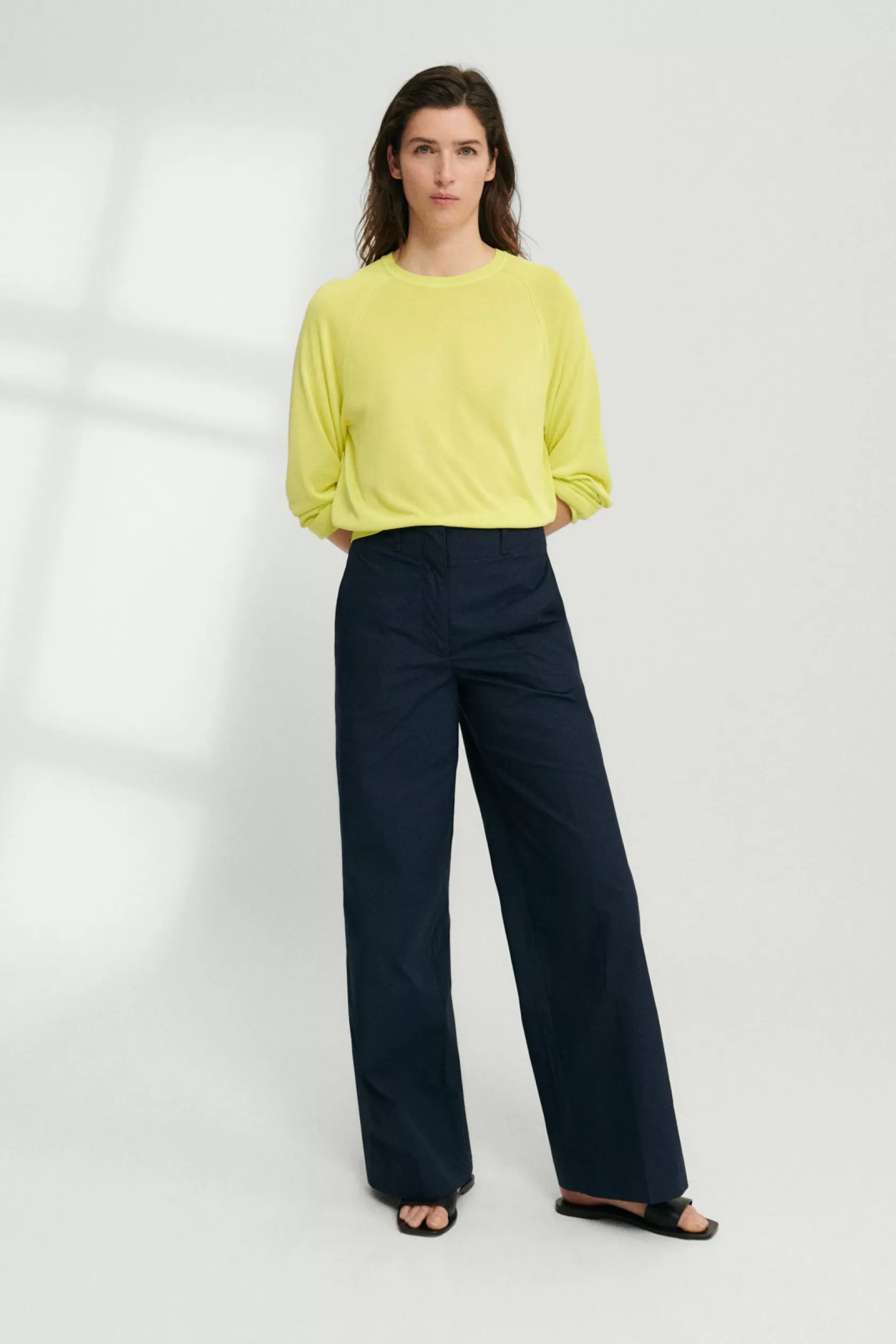 Pantalones*Ecoalf THAMES TROUSERS DEEP NAVY deepnavy