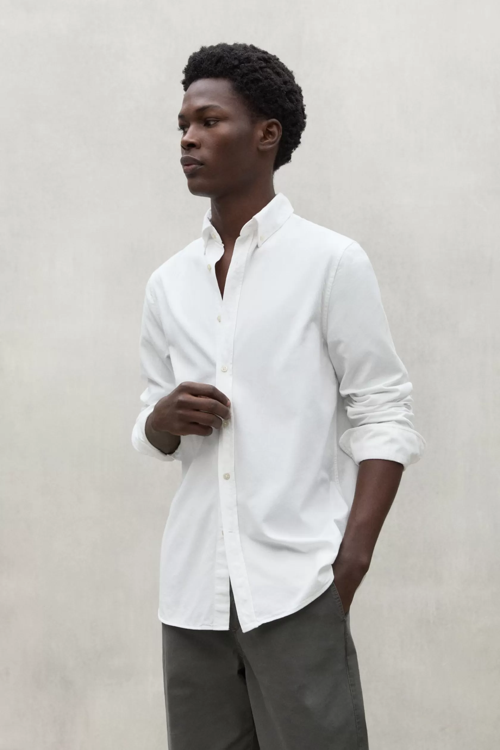 Camisas*Ecoalf ANTEJO SHIRT white