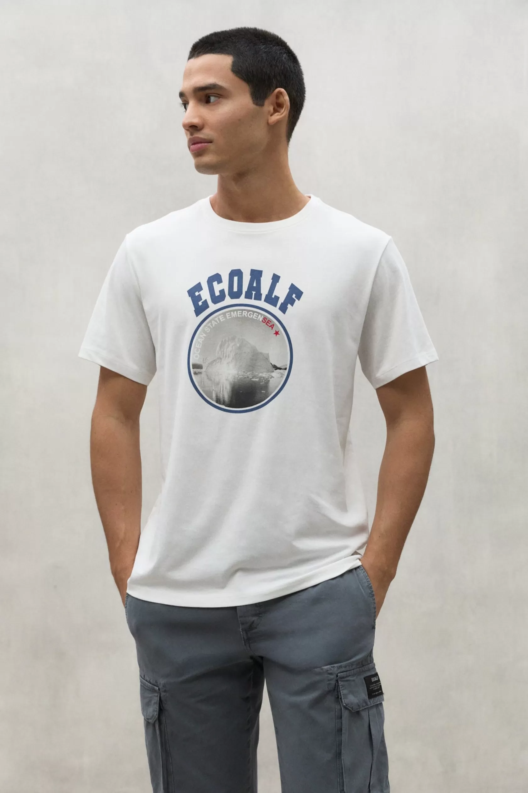 Camisetas*Ecoalf KIEL T-SHIRT white