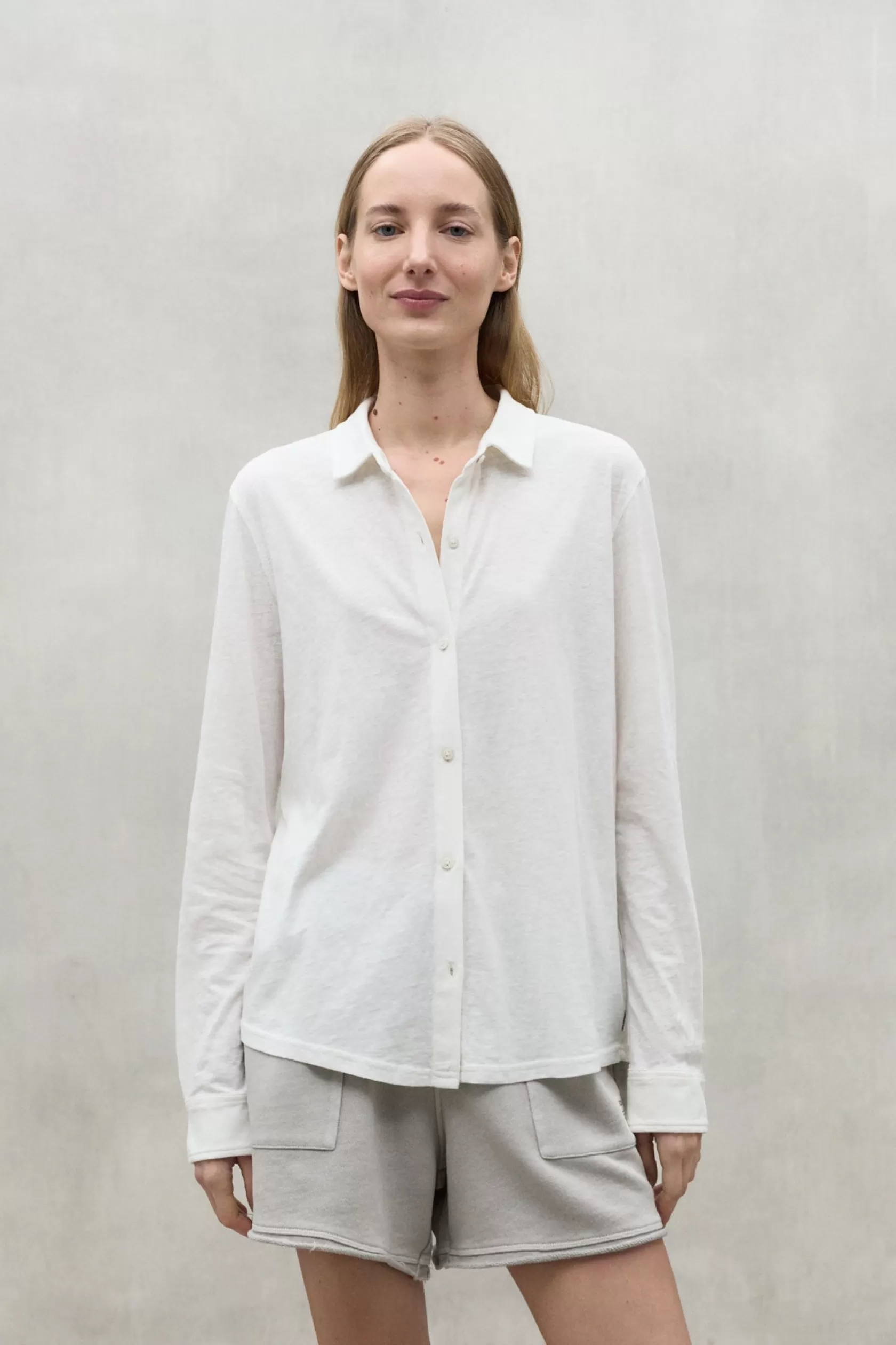 Camisas*Ecoalf WHITE VAASA SHIRT off white